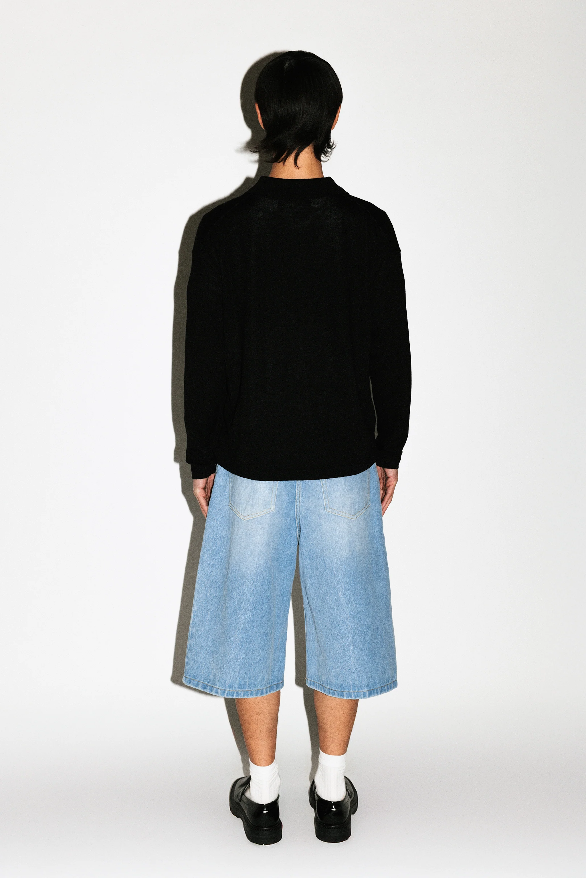 Baxter Wide-Leg Denim Shorts - Image 8