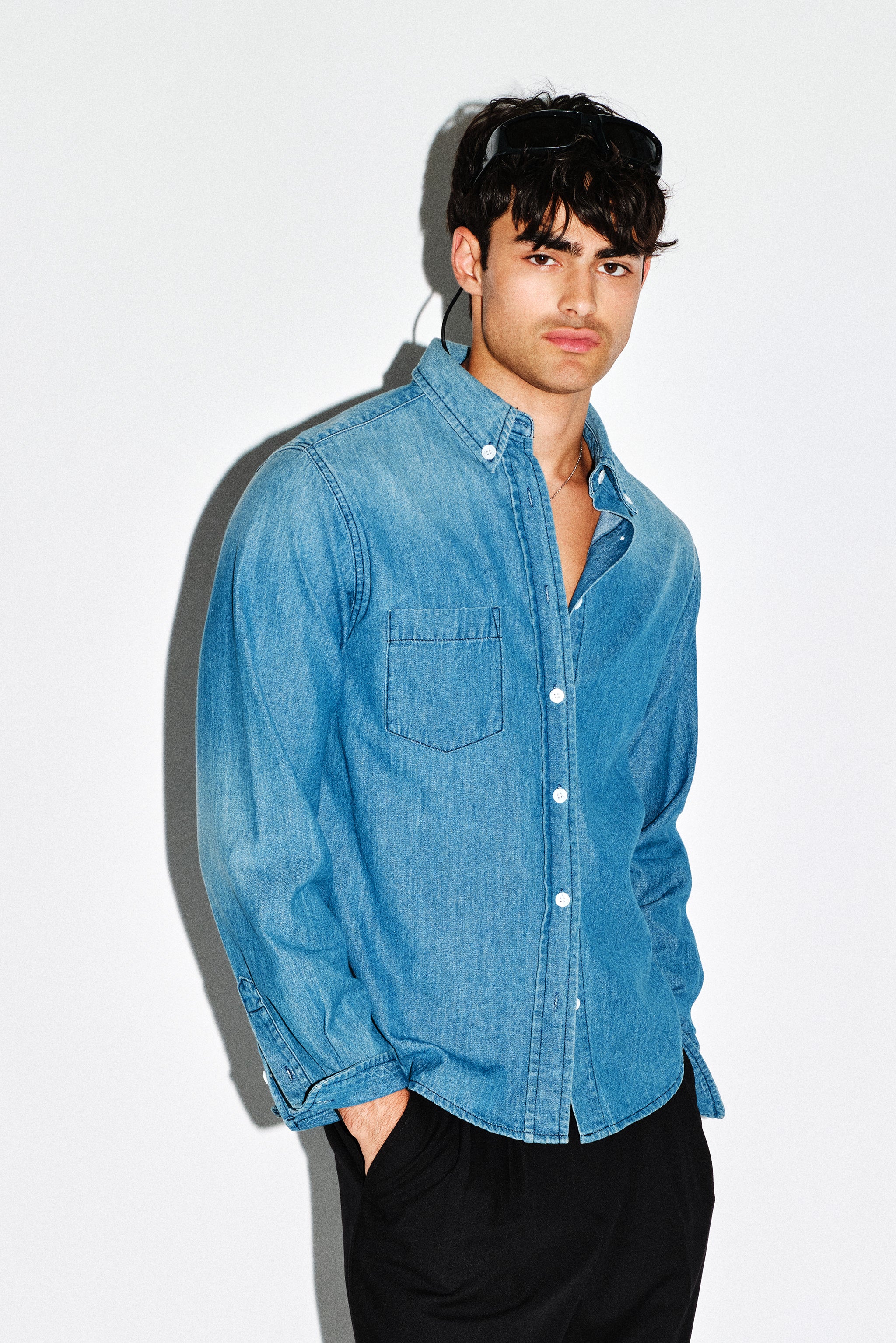 Beachwood Western Denim Shirt - Image 14