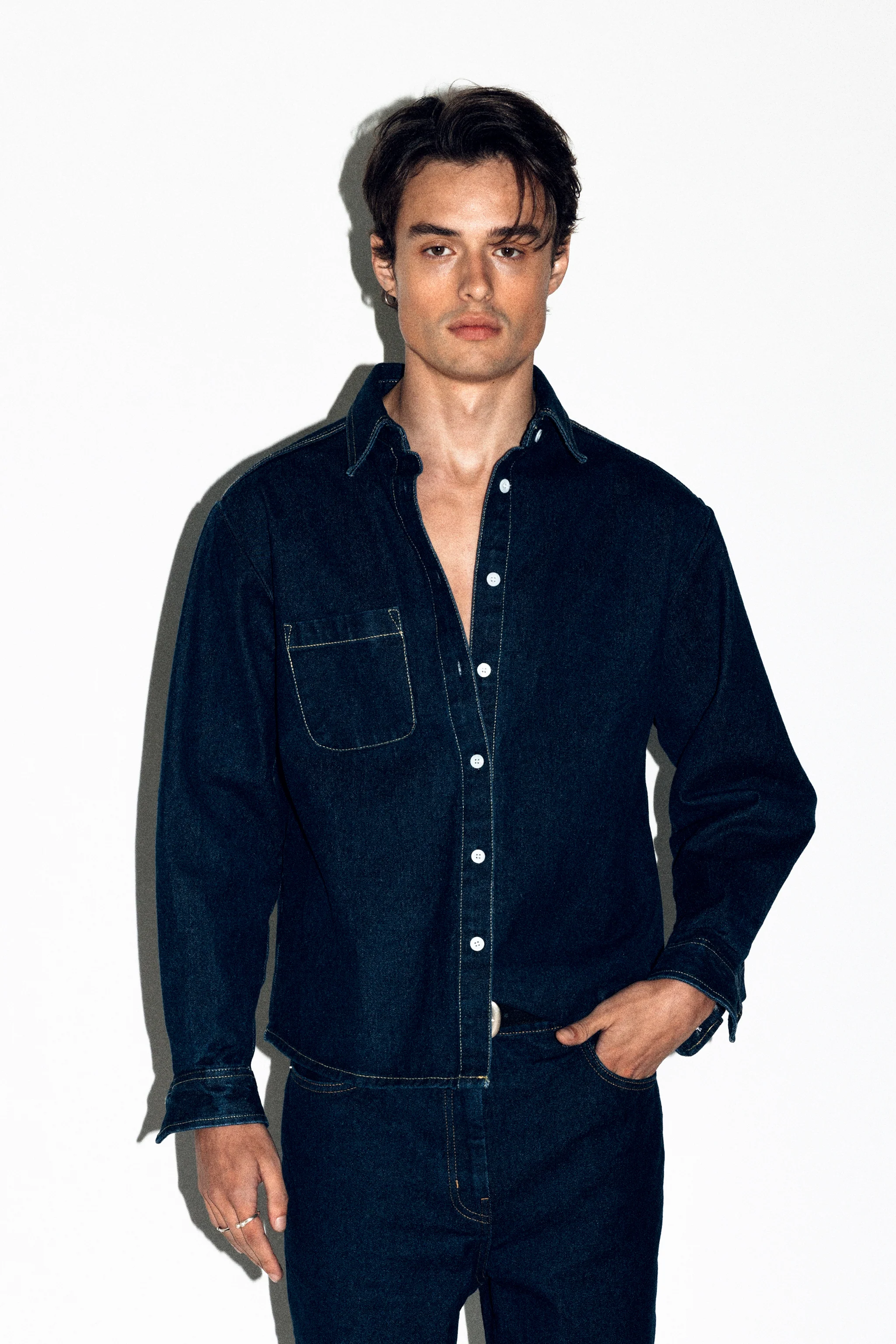 Beachwood Western Denim Shirt - Image 5