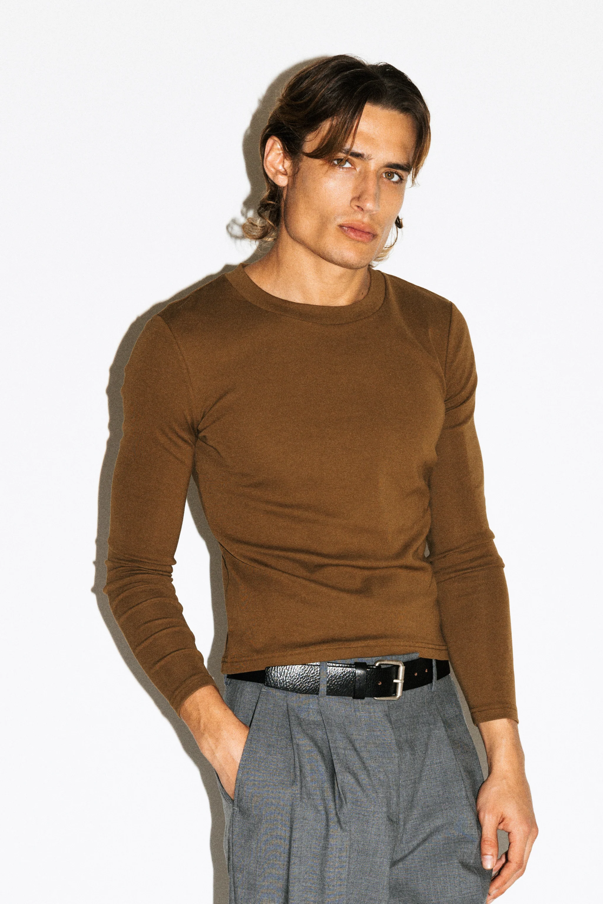 Benton Slim Long Sleeve Tee - Image 26