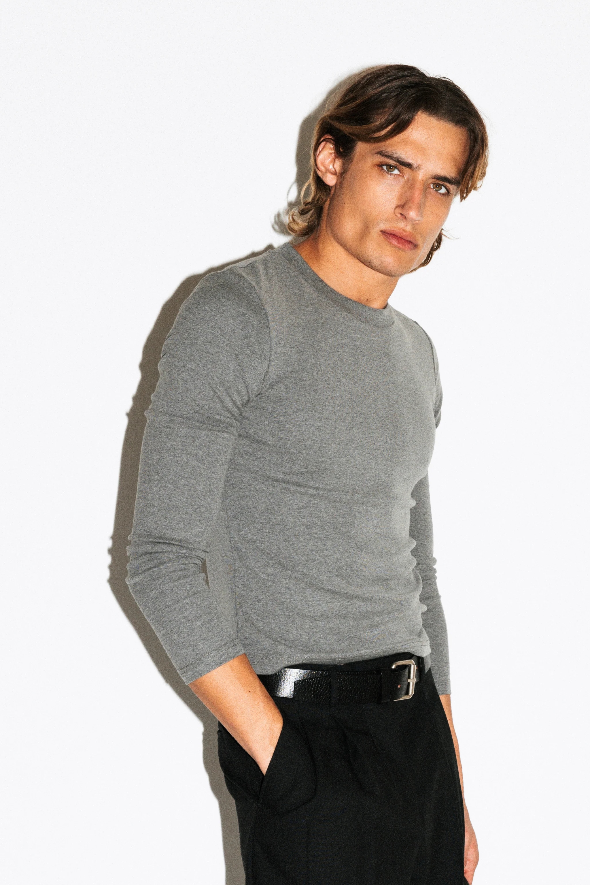 Benton Slim Long Sleeve Tee - Image 6
