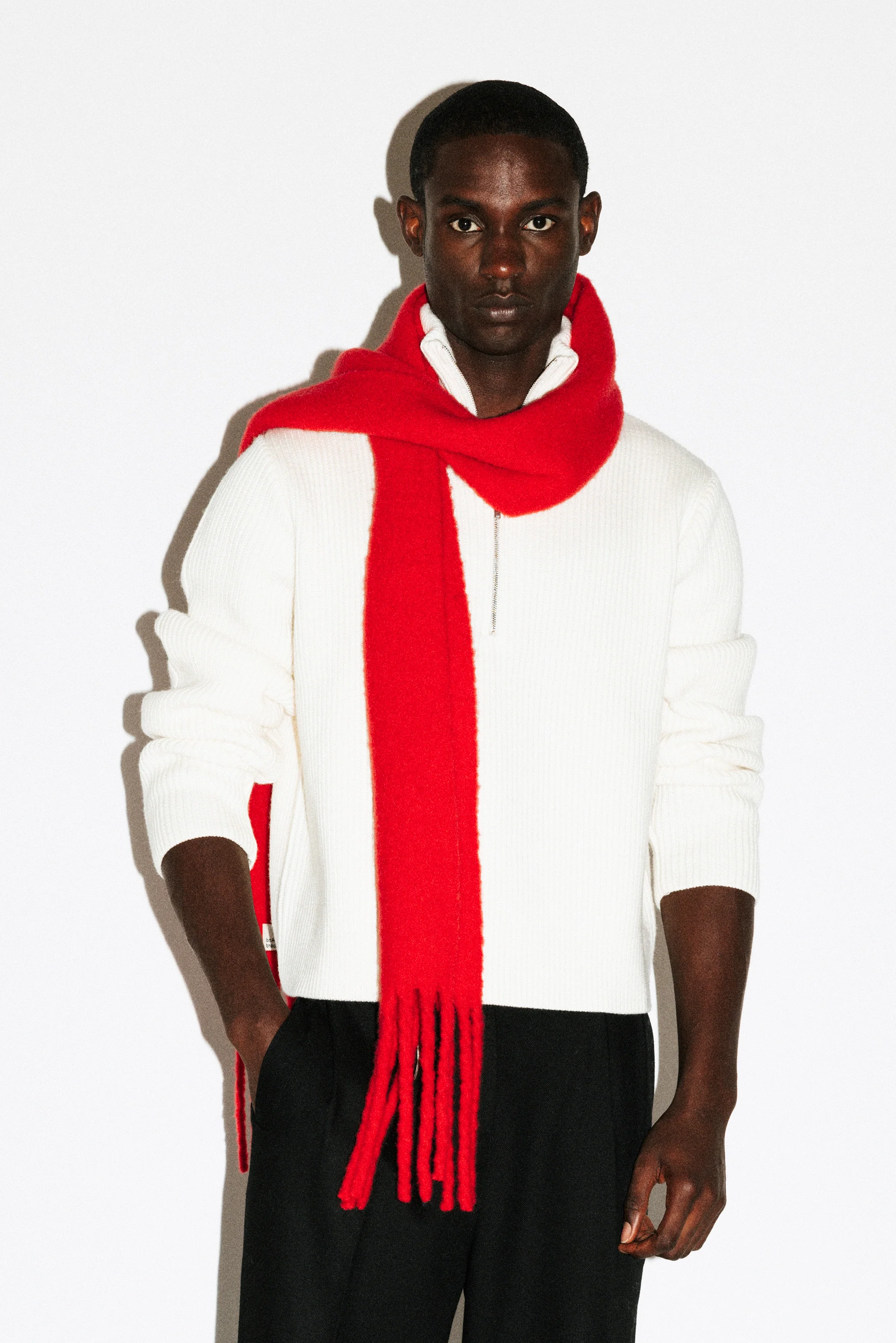 Walden Chunky Half-Zip Wool Sweater - Image 10