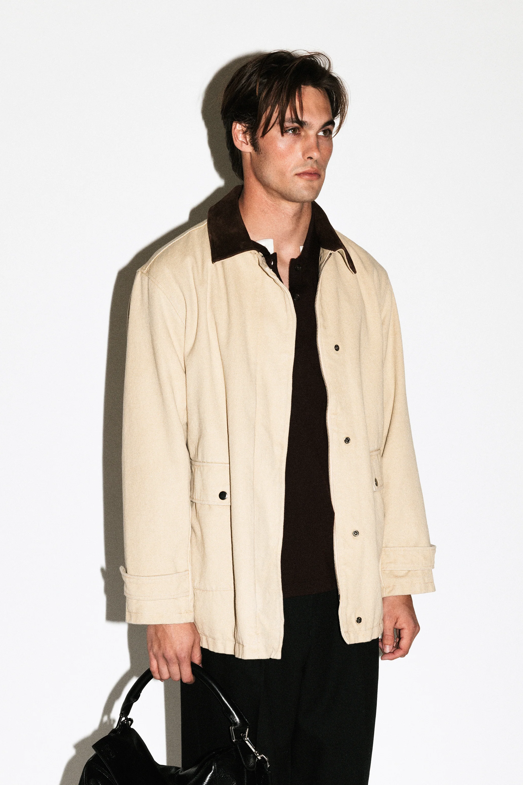 Brentwood Suede Collar Barn Jacket - Image 6