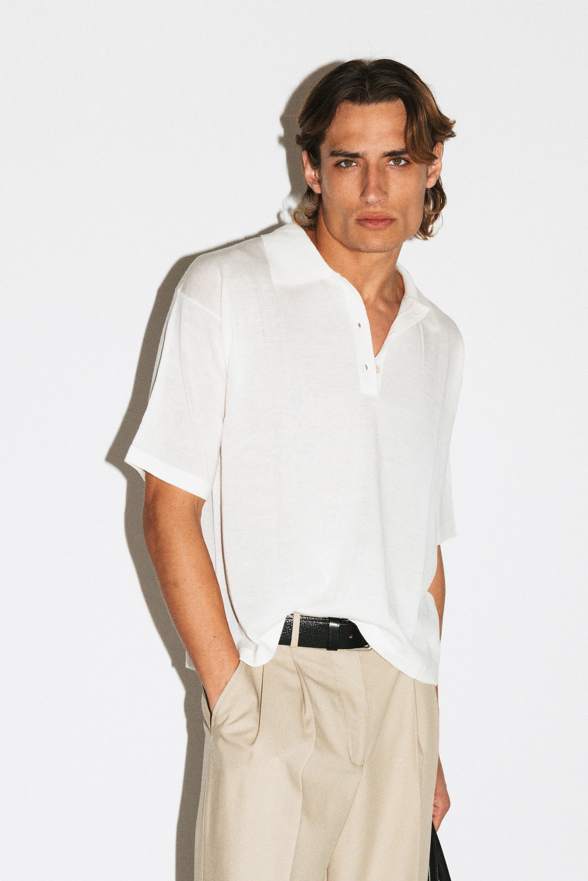 Deane Oversized Merino Polo - Image 10