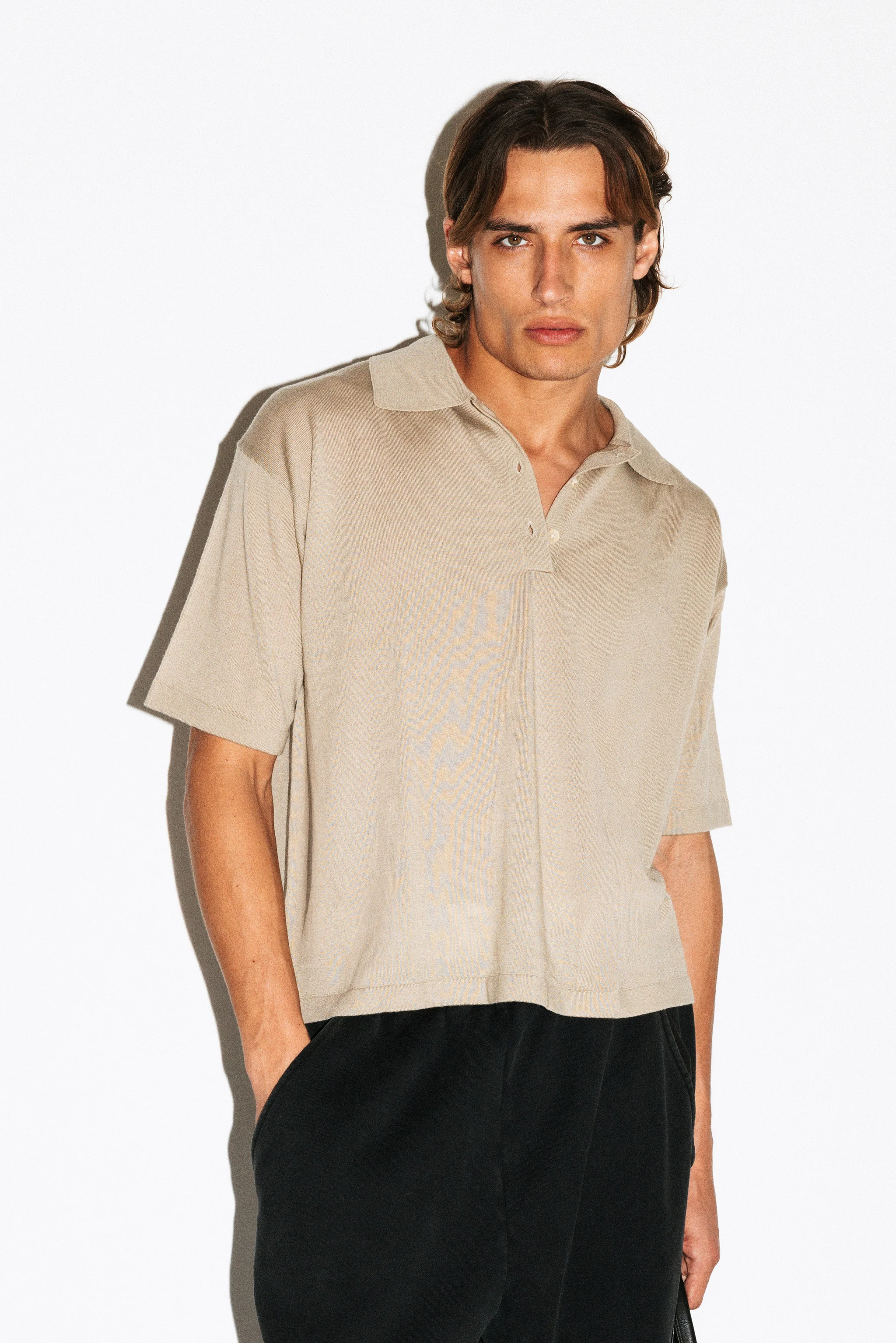 Deane Oversized Merino Polo - Image 5