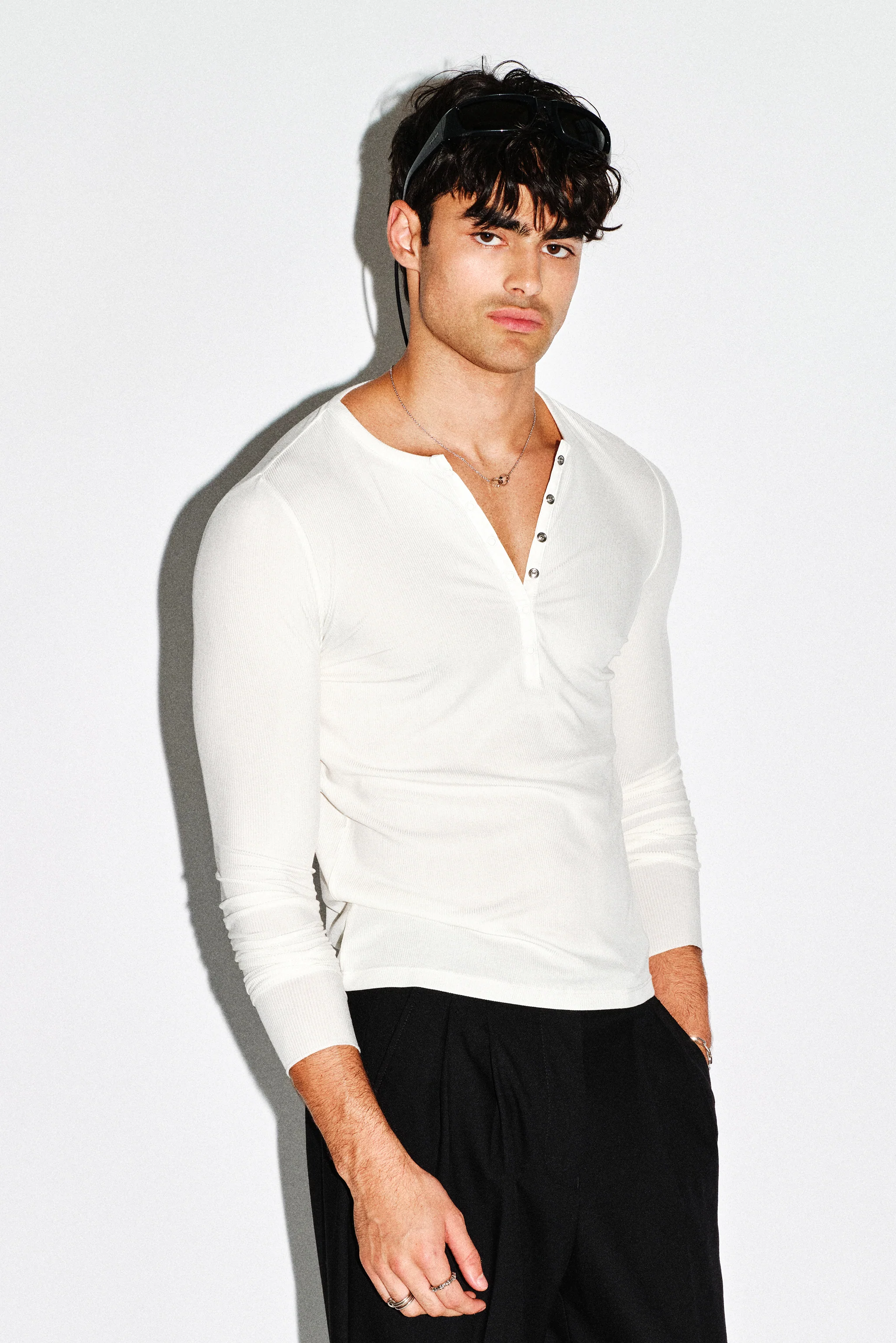 Dillon Slim Snap Henley - Image 6