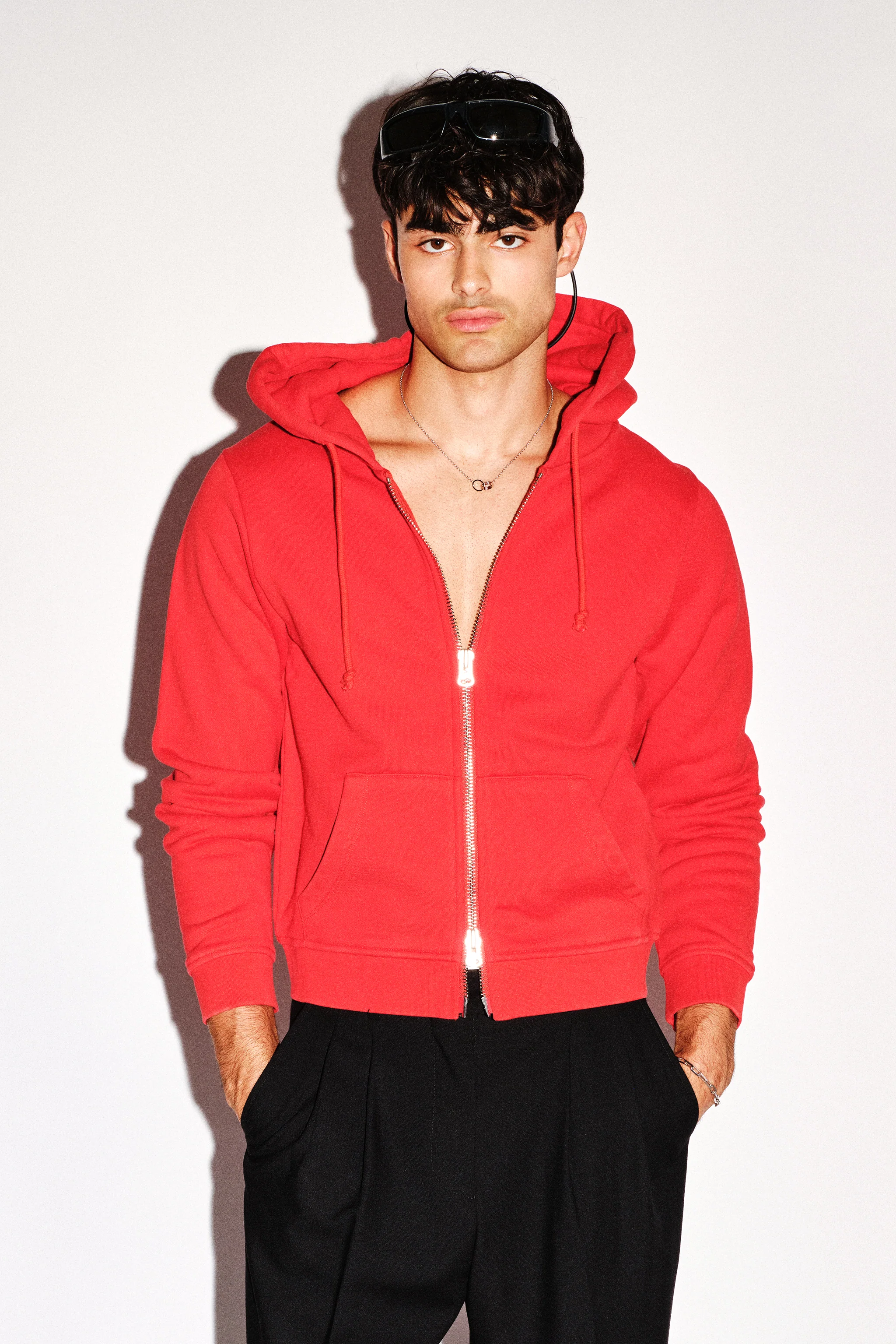 Douglas Shrunken Zip Hoodie - Image 10