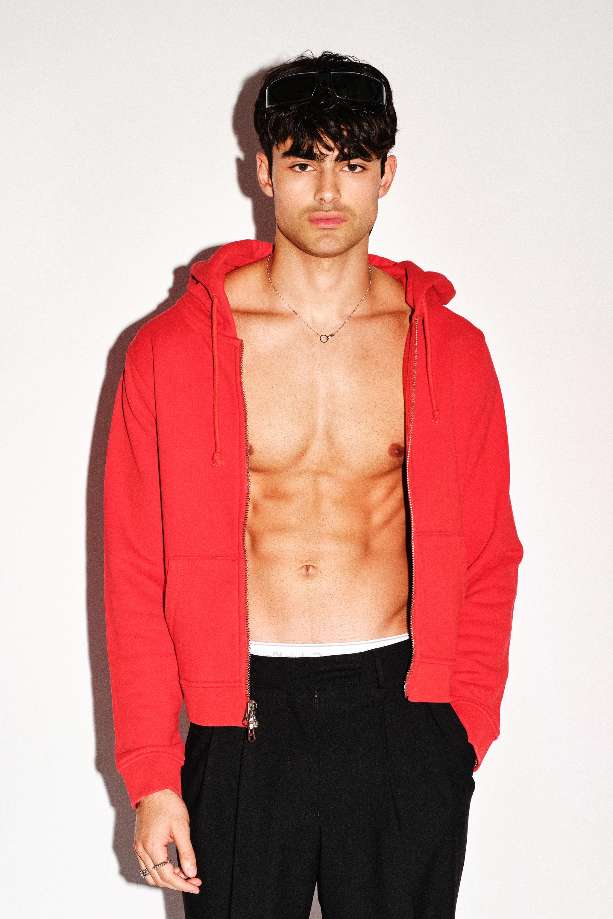 Douglas Shrunken Zip Hoodie - Image 11