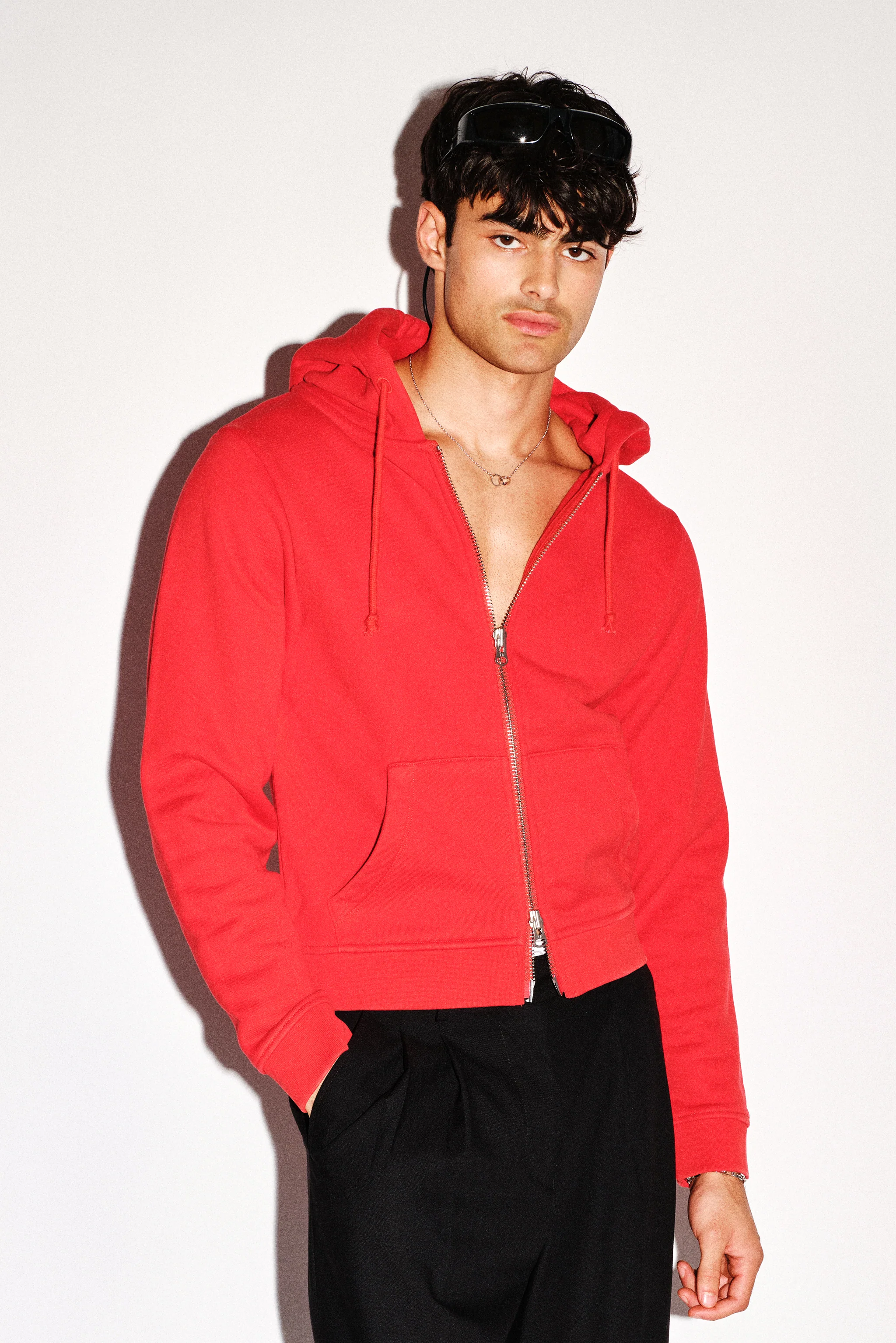 Douglas Shrunken Zip Hoodie - Image 12