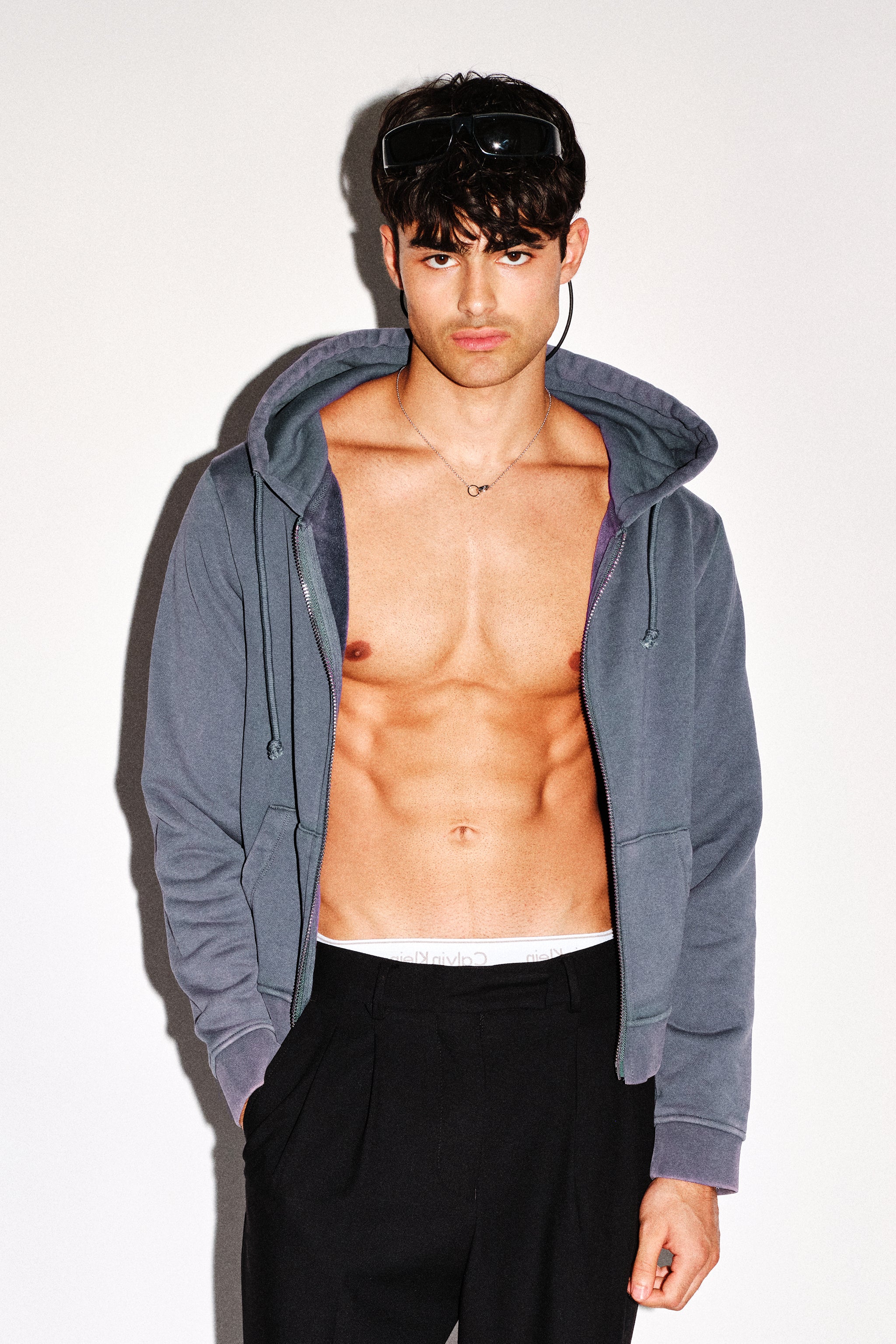 Douglas Shrunken Zip Hoodie - Image 17