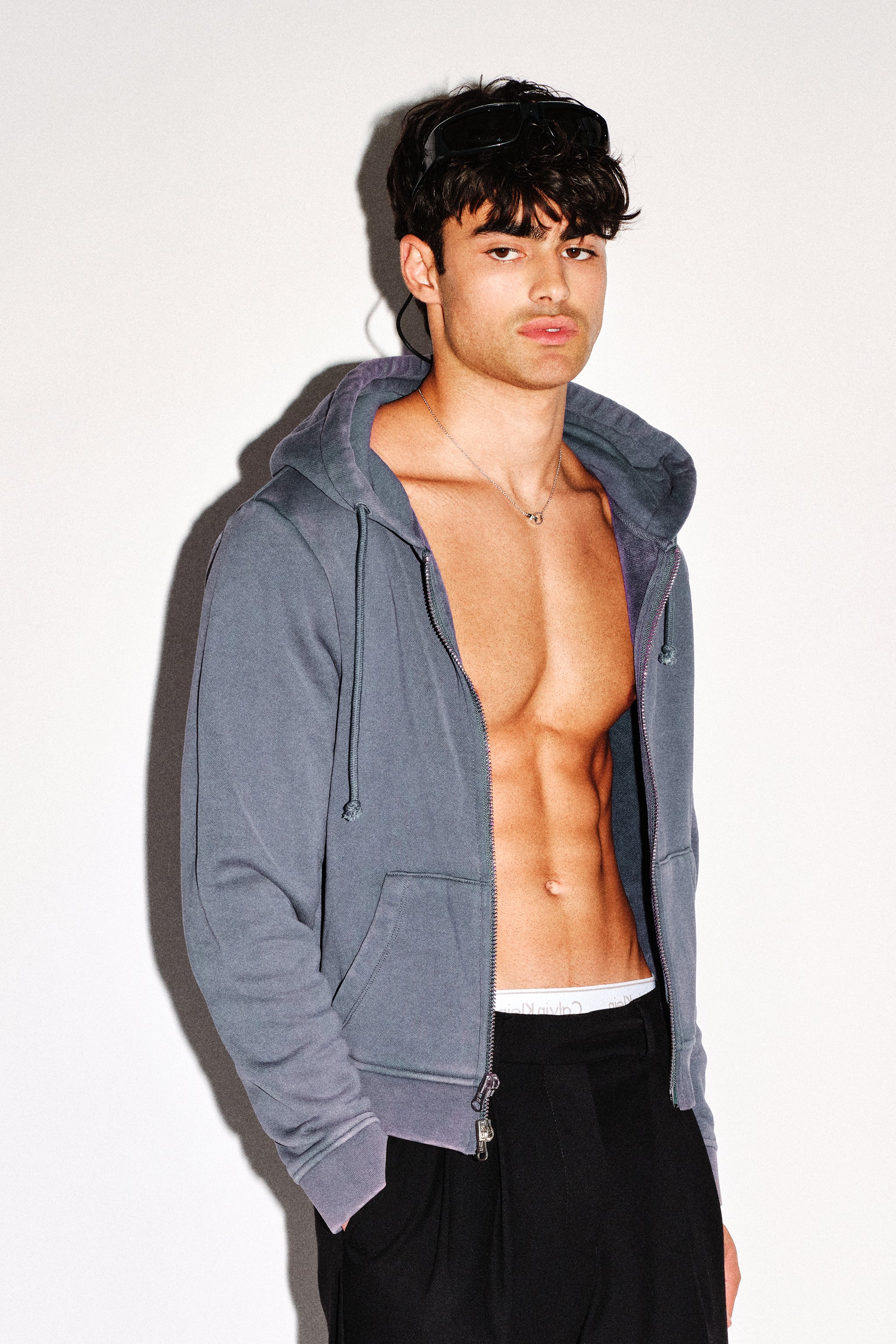 Douglas Shrunken Zip Hoodie - Image 18