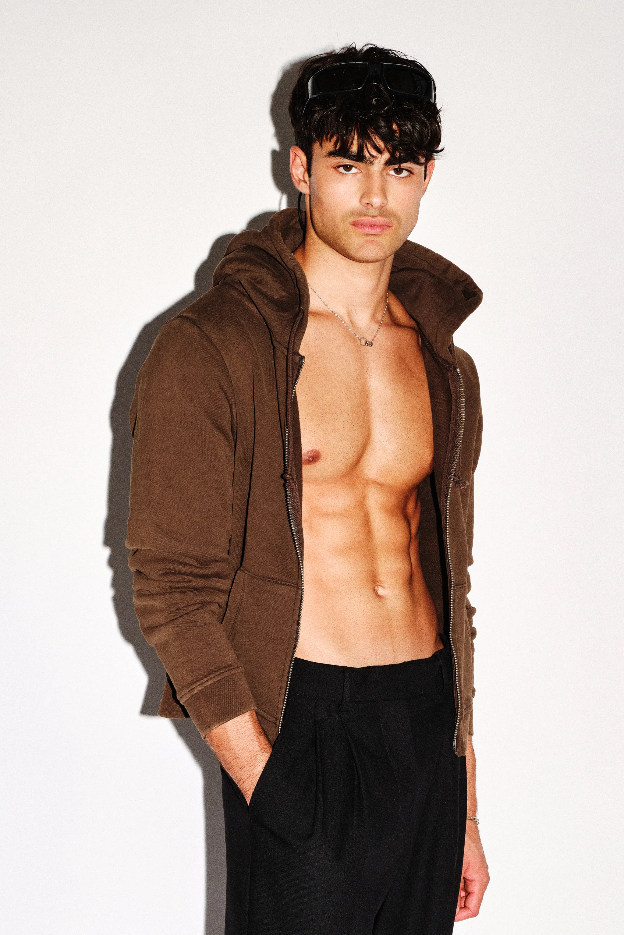 Douglas Shrunken Zip Hoodie - Image 7