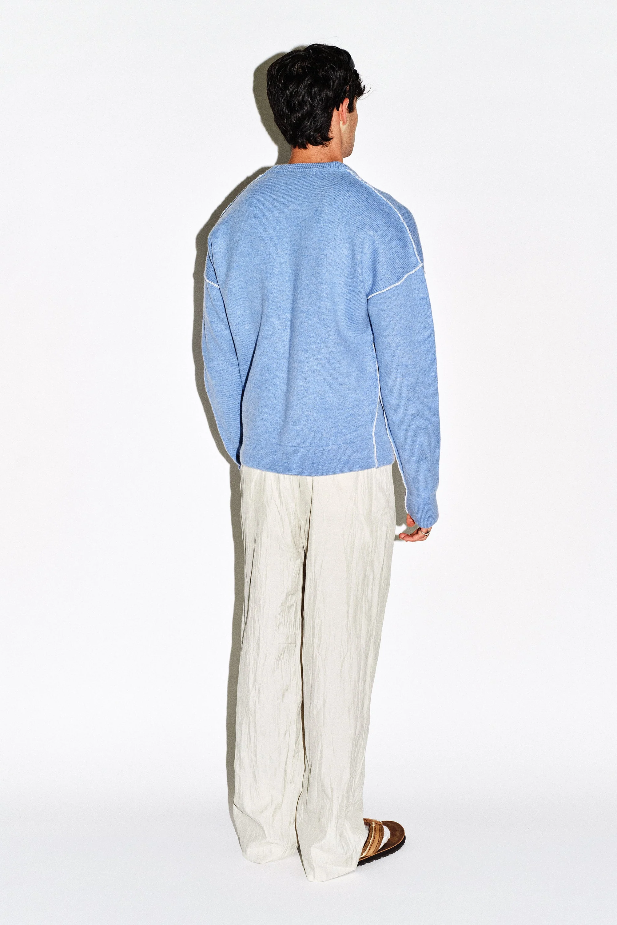 Dume Crushed Wide-Leg Pleated Trouser - Image 15