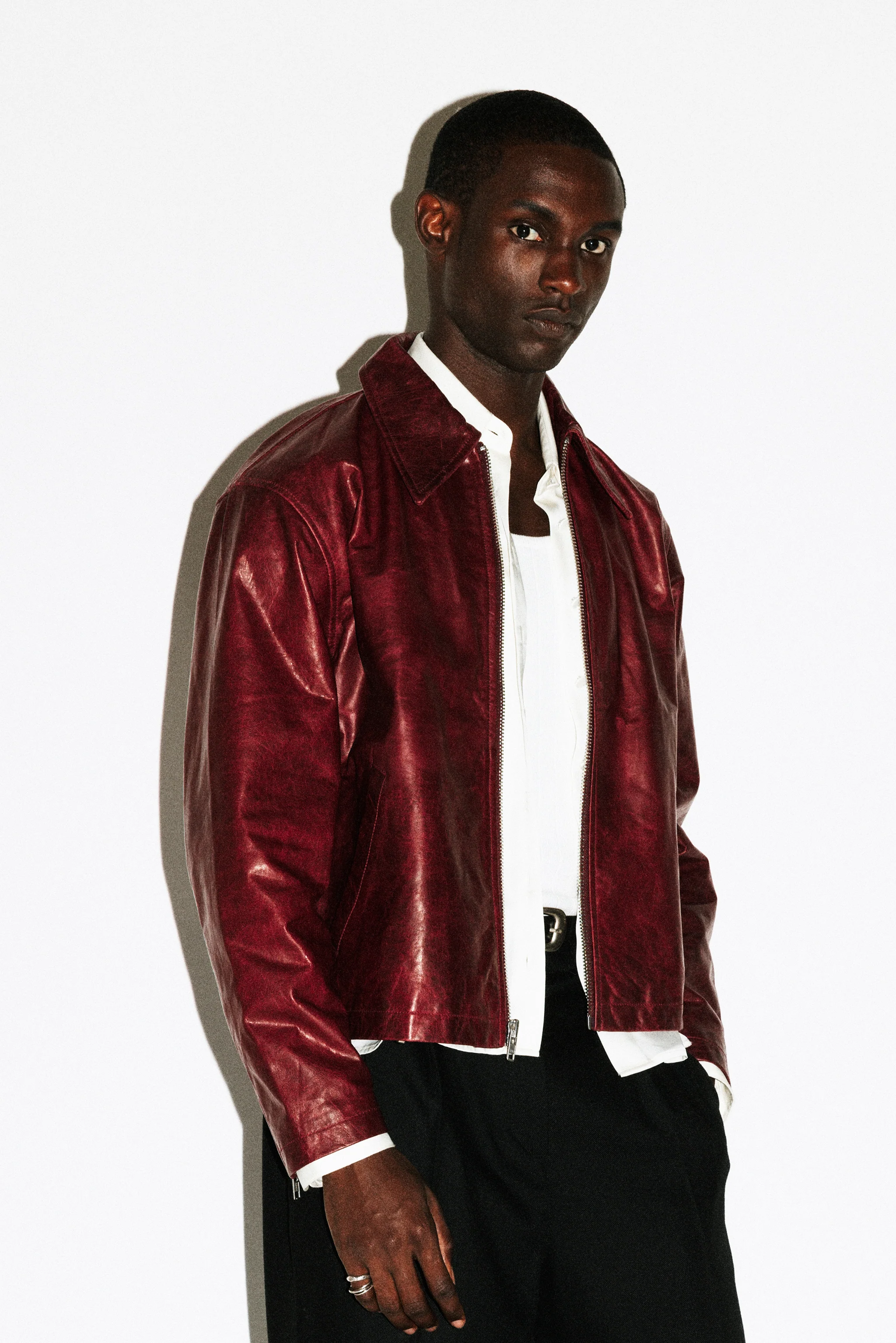 Fairfax Leather Blouson - Image 10