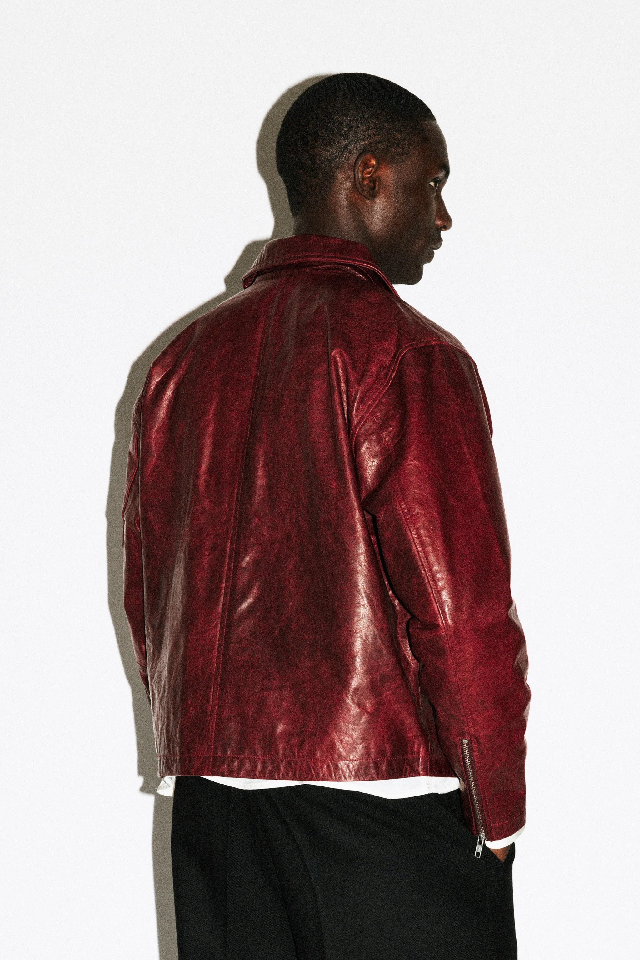 Fairfax Leather Blouson - Image 11