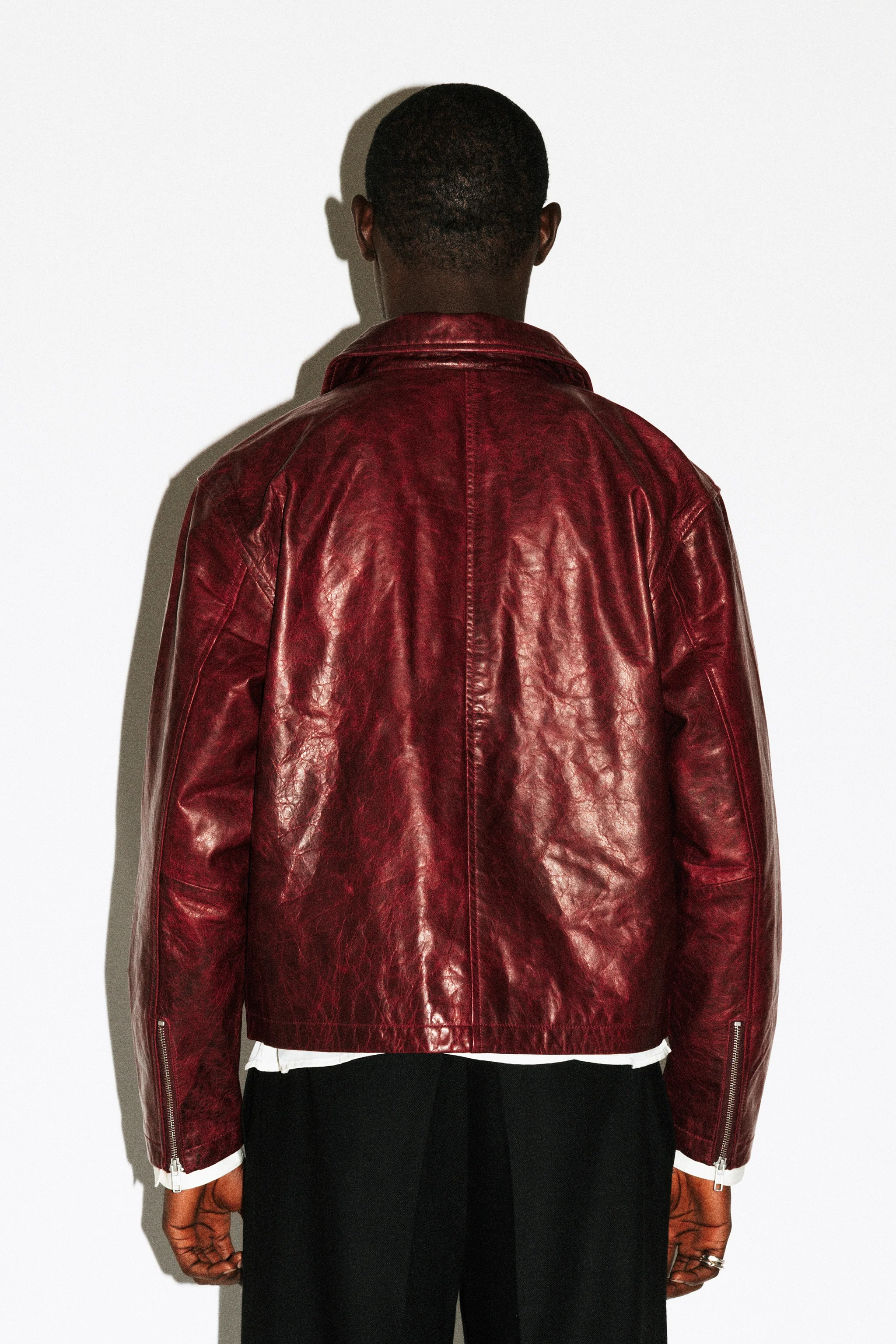 Fairfax Leather Blouson - Image 12