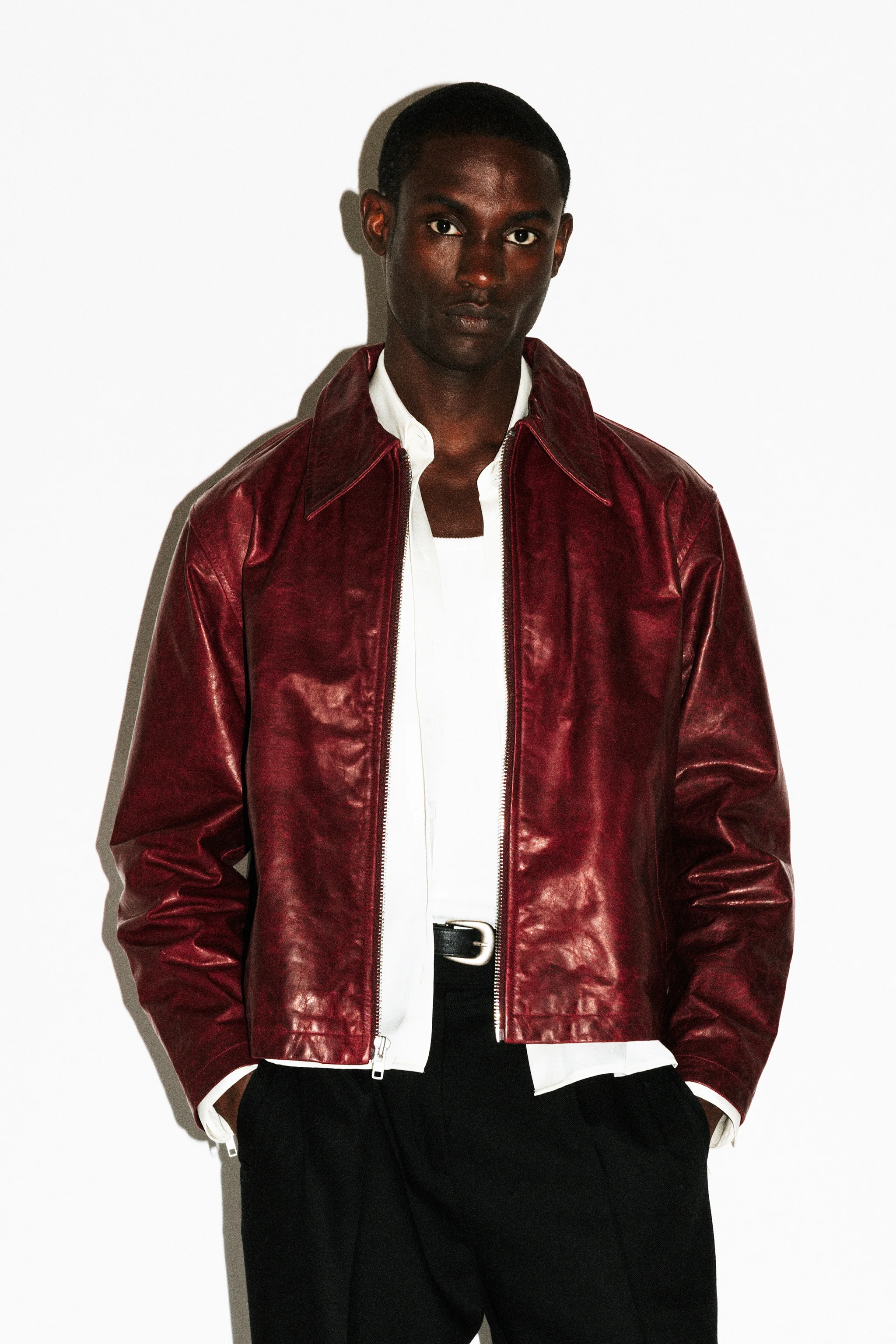 Fairfax Leather Blouson - Image 9