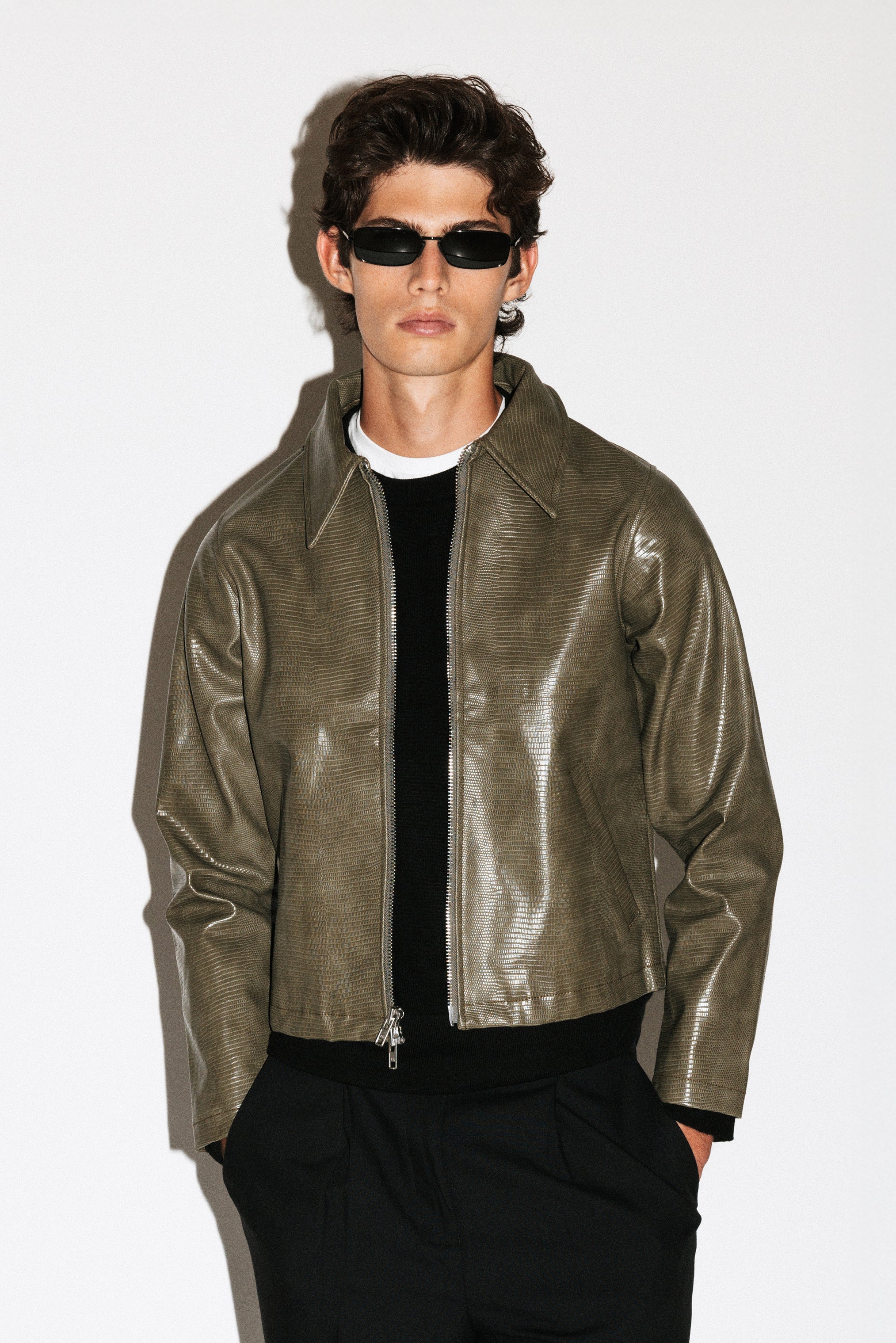 Fairfax Slim Lizard Blouson - Image 5
