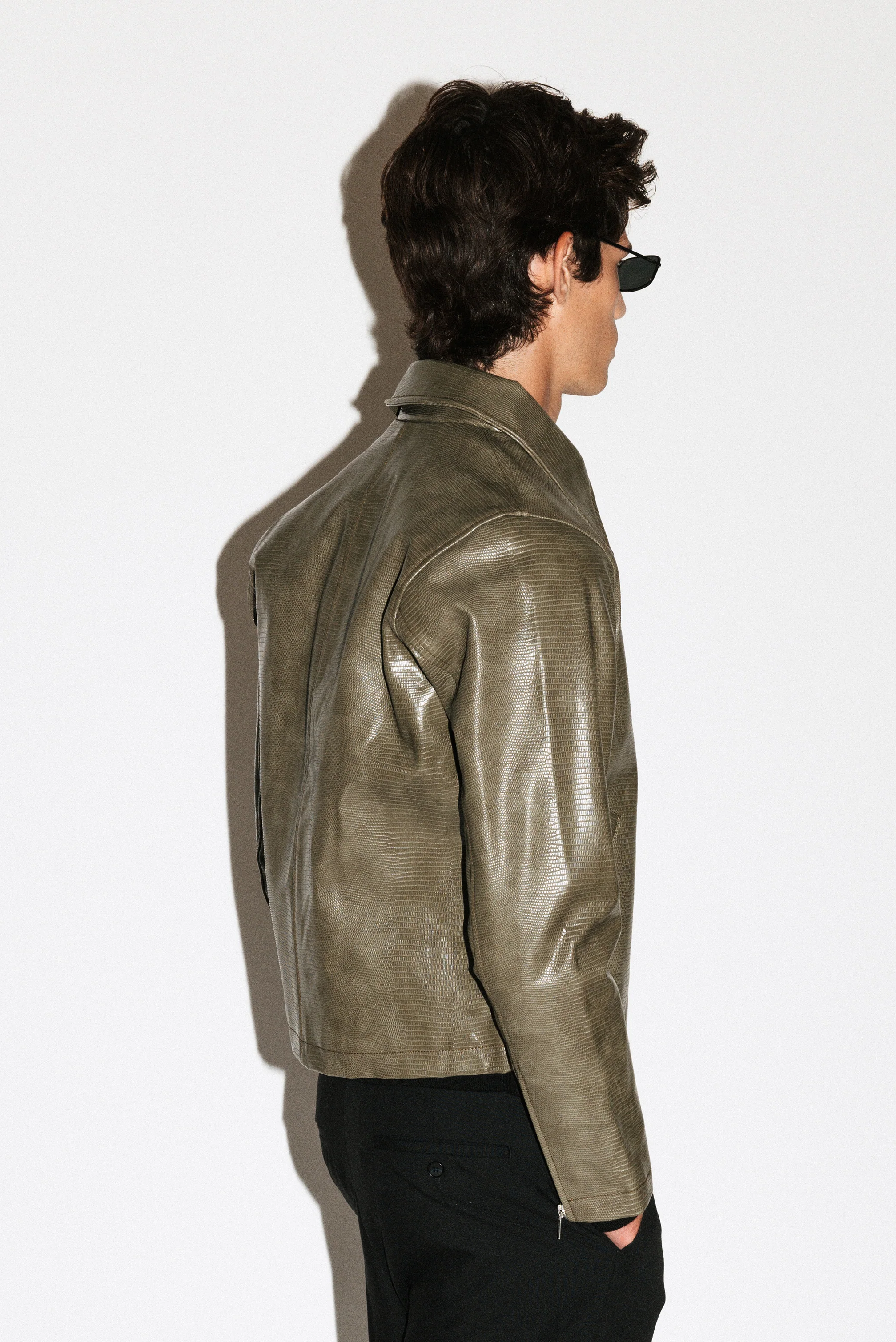 Fairfax Slim Lizard Blouson - Image 7