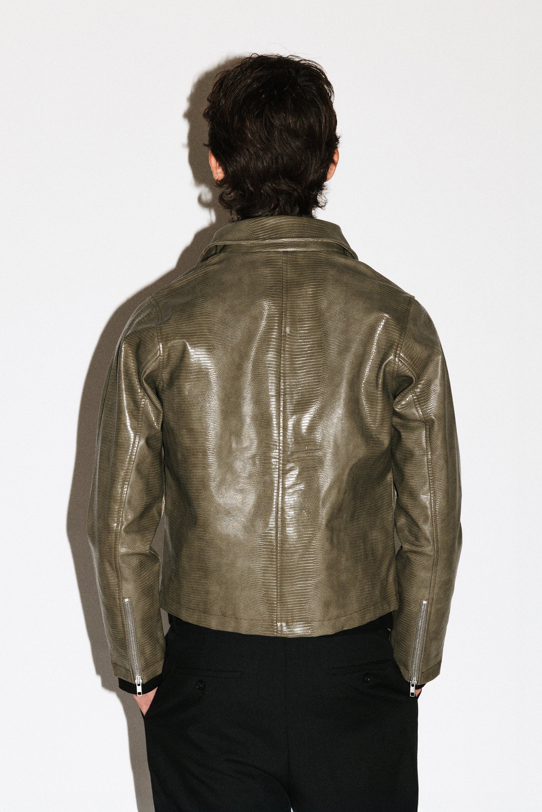 Fairfax Slim Lizard Blouson - Image 8
