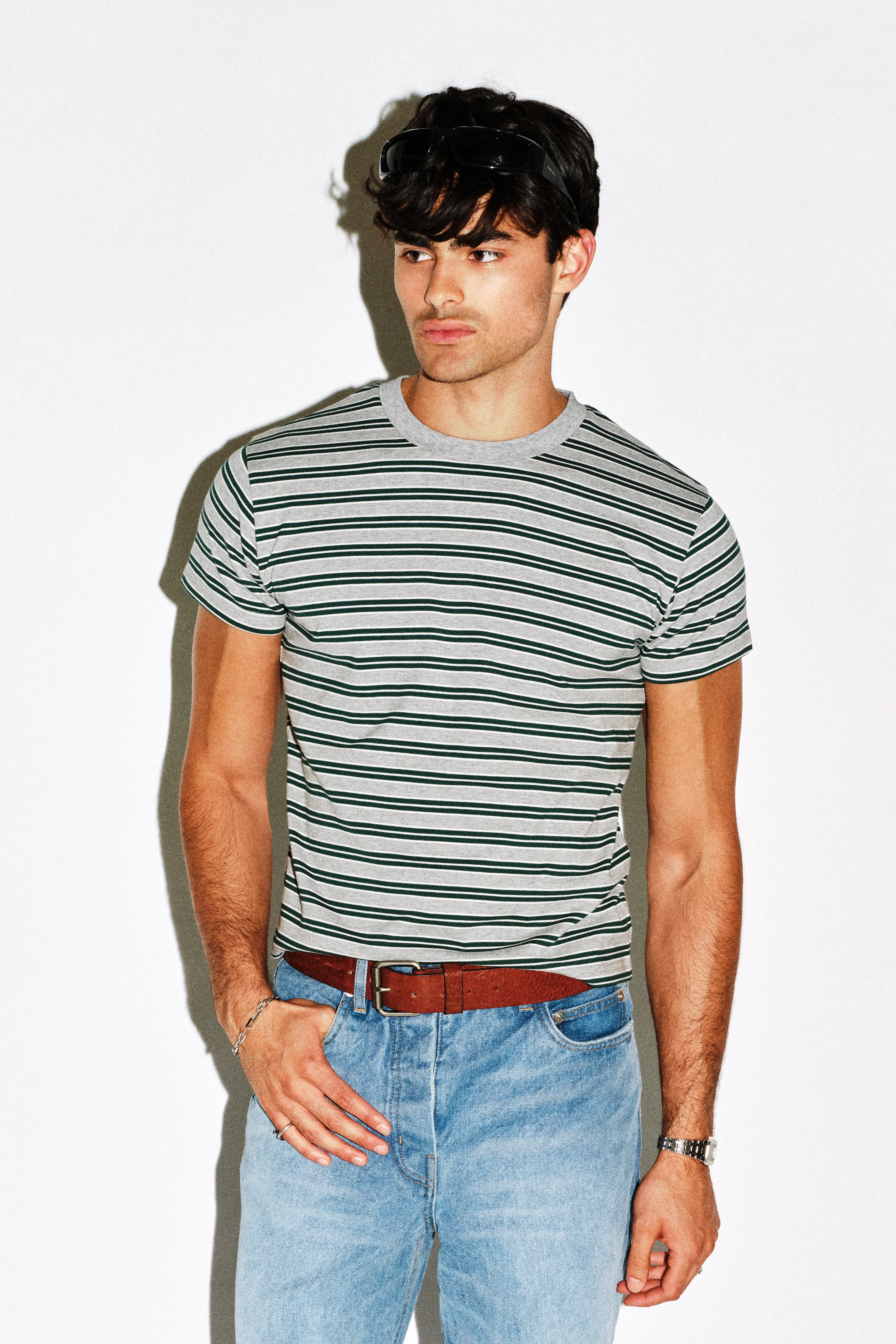Frank Striped Baby Tee - Image 10