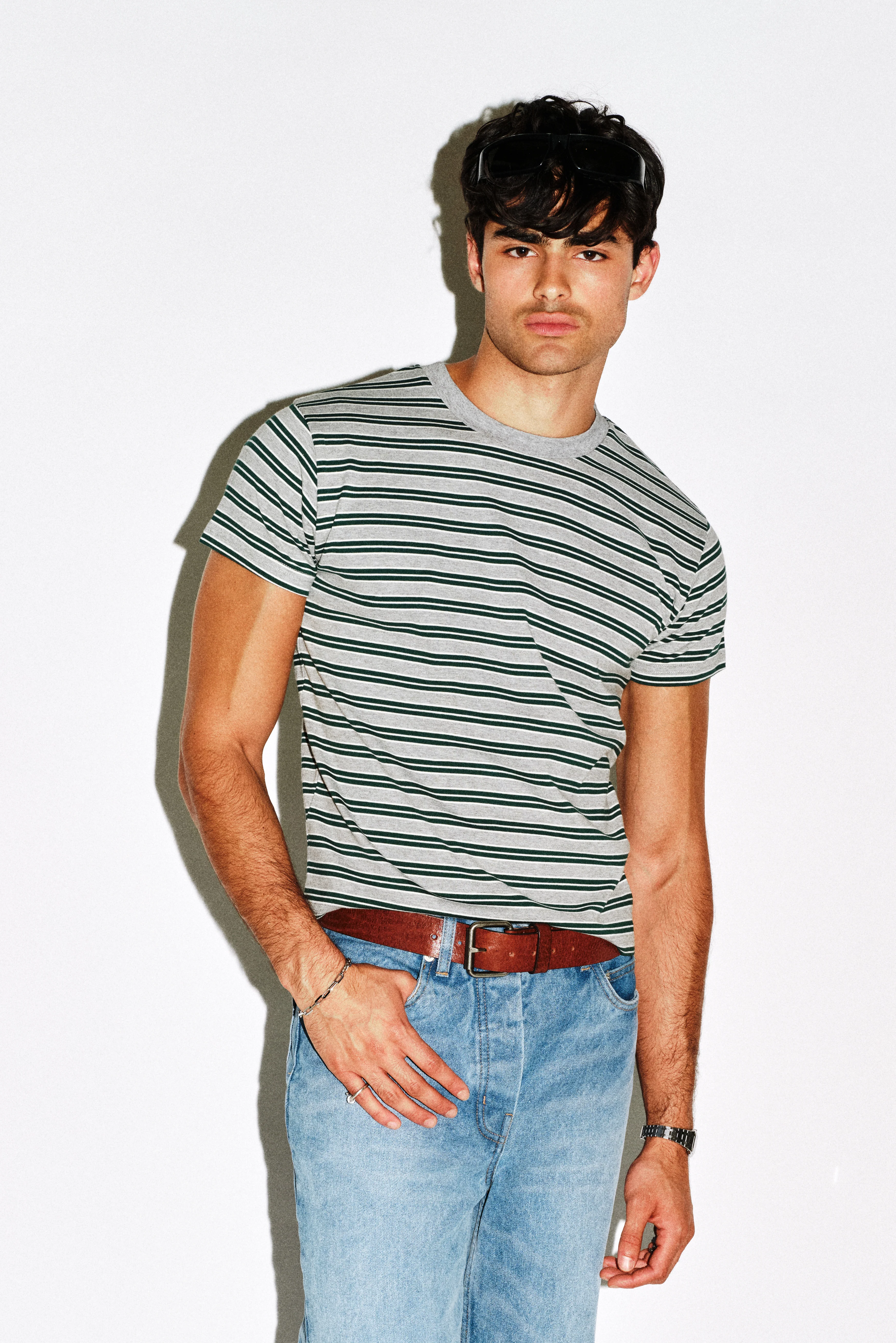 Frank Striped Baby Tee - Image 11