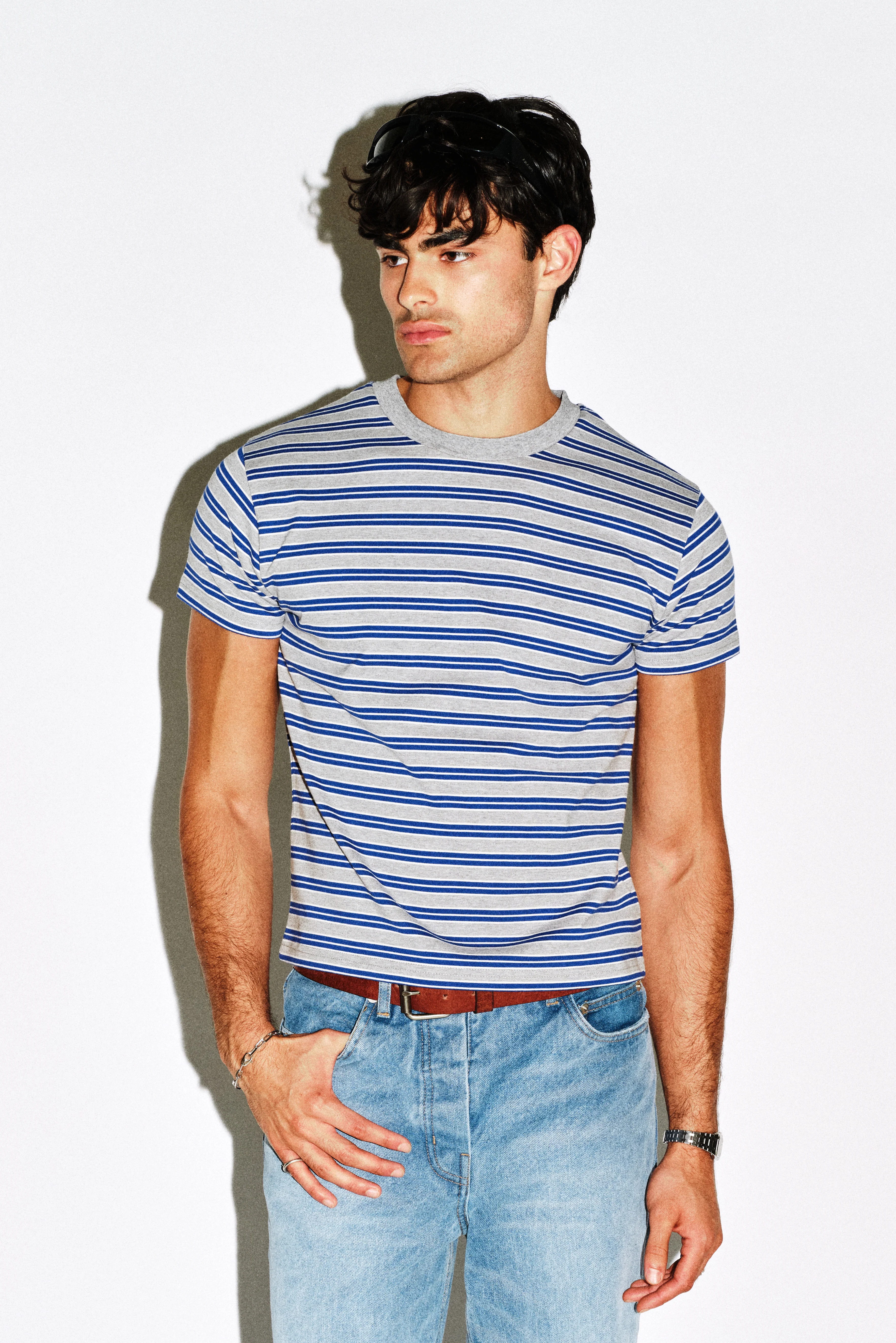 Frank Striped Baby Tee - Image 5