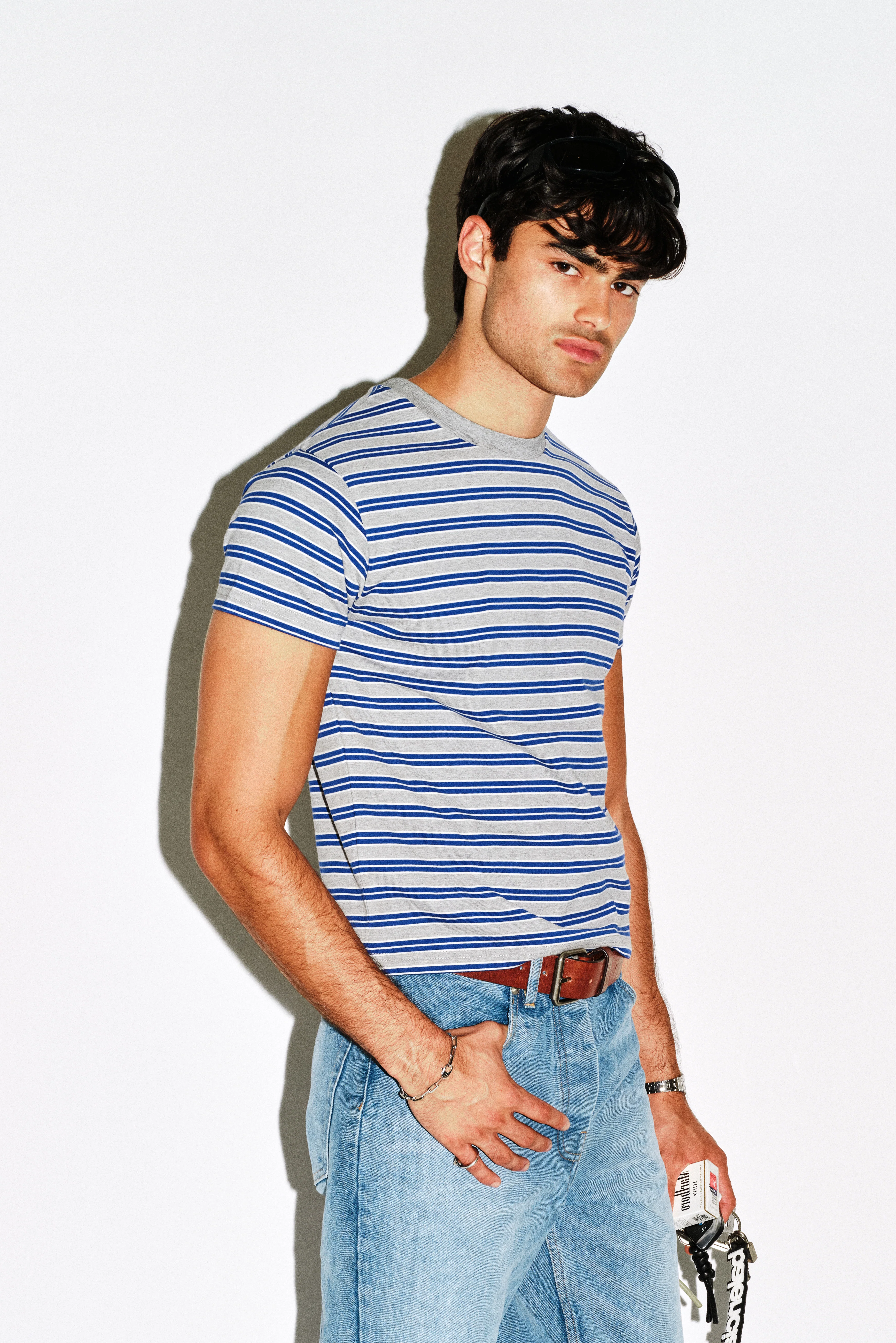 Frank Striped Baby Tee - Image 7