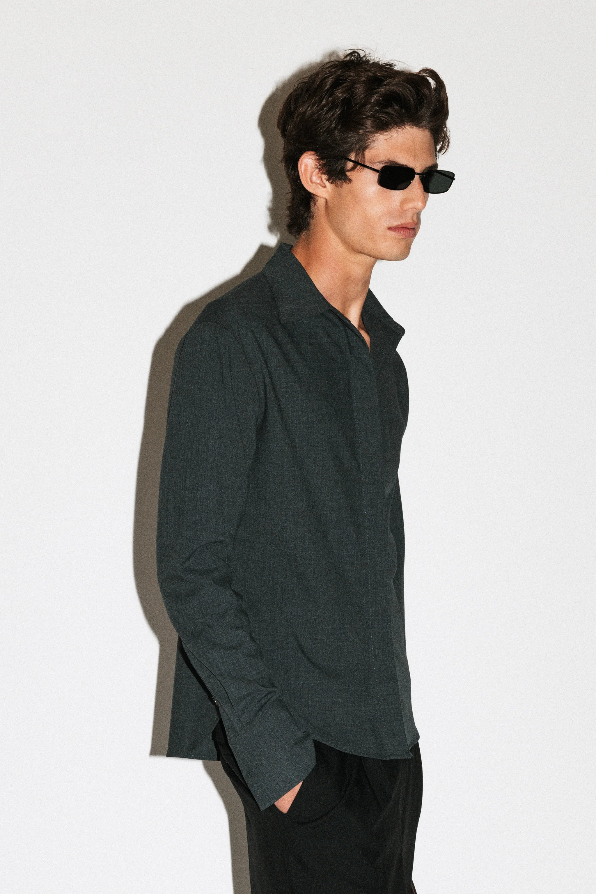 Glen Soft Wool Shirt - Image 7