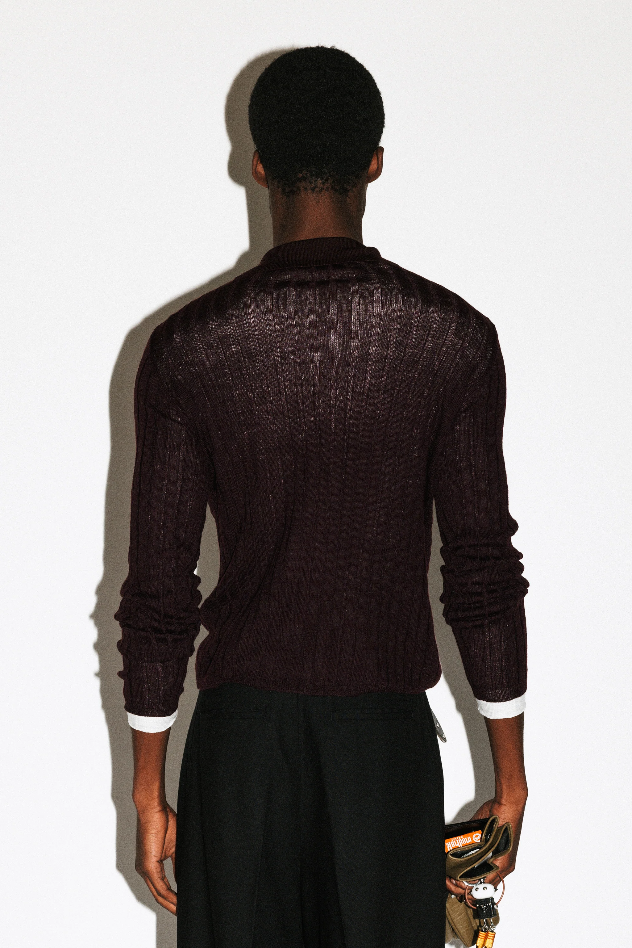 Harland Ribbed Knit Polo - Image 12