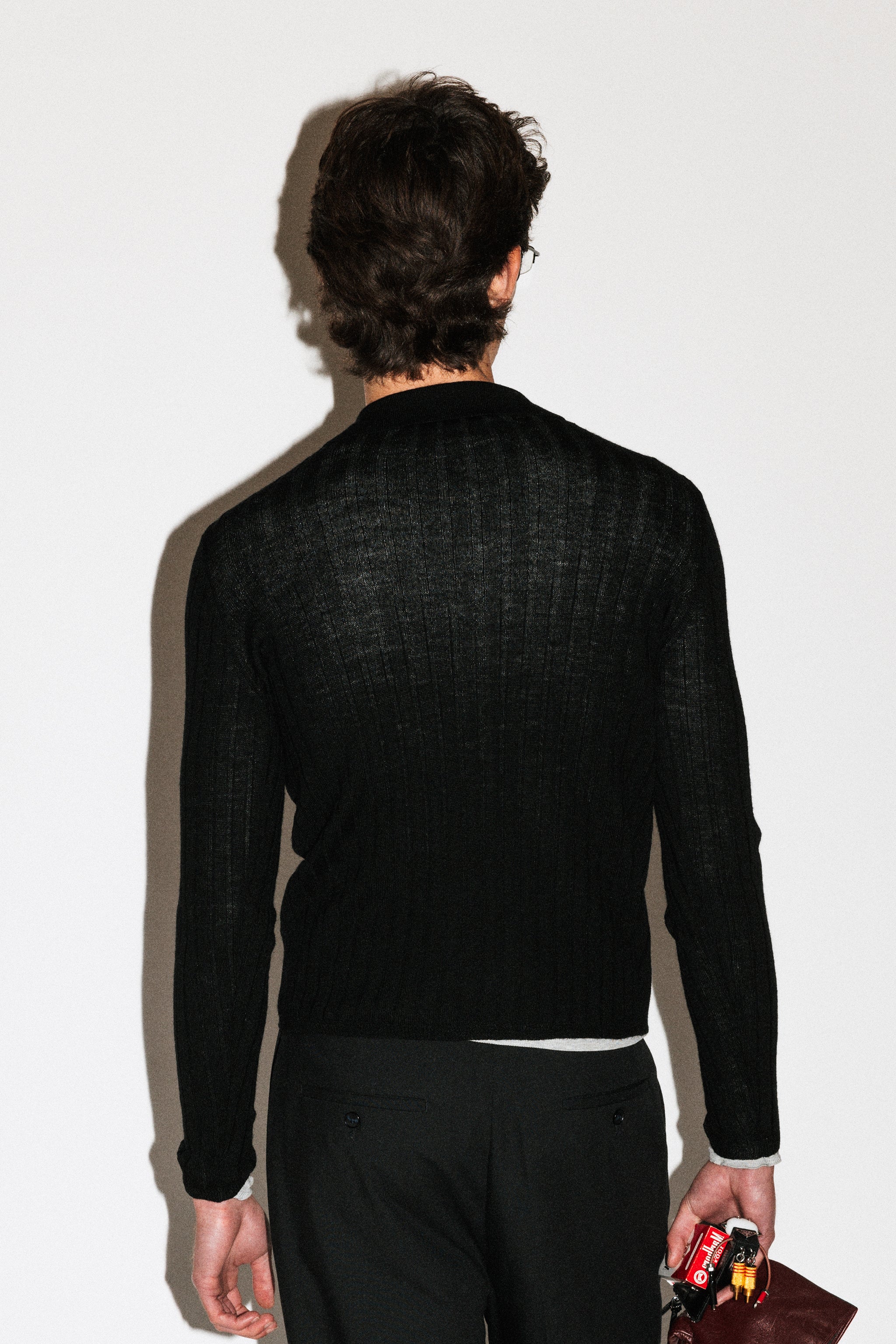 Harland Ribbed Knit Polo - Image 4