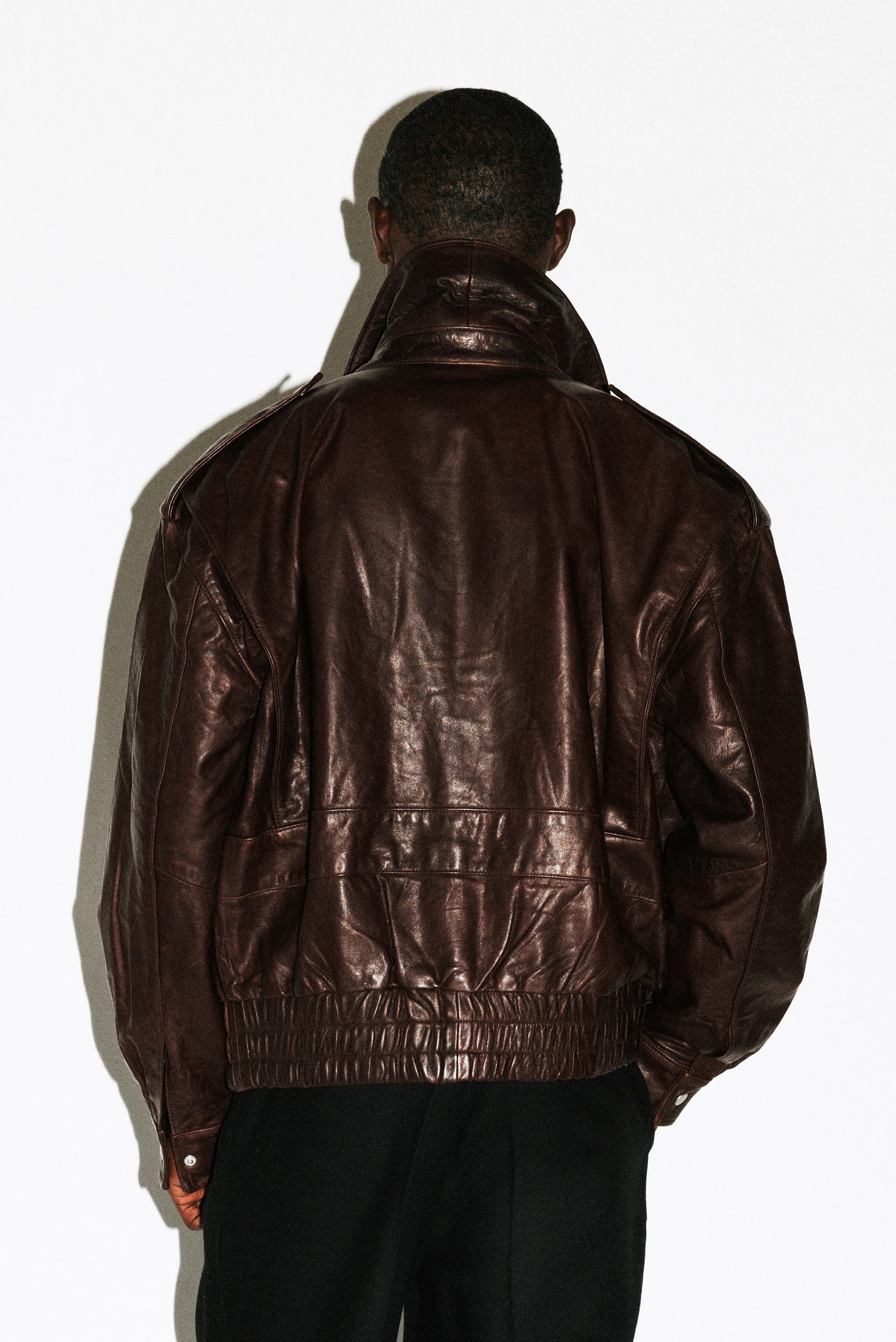 Hyperion Leather Flight Jacket - Image 11