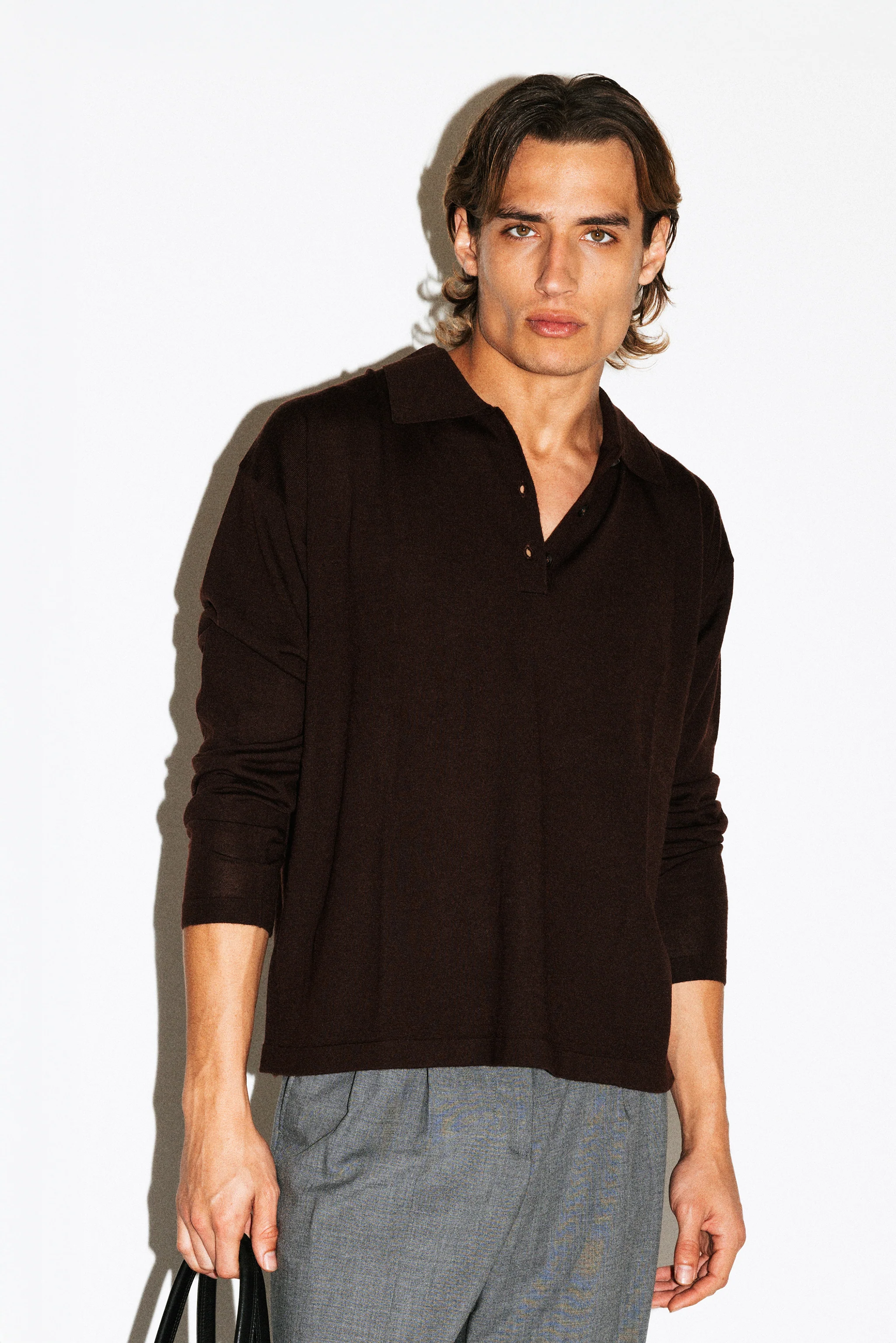 Lakeview Long Sleeve Merino Polo - Image 5