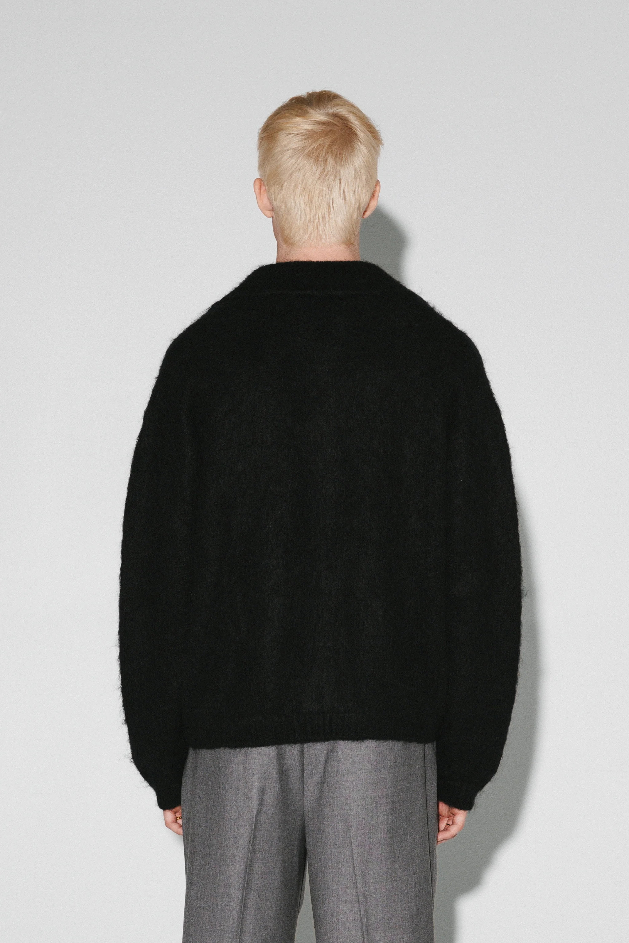 Moonlight Mohair Cardigan | Black - Image 6