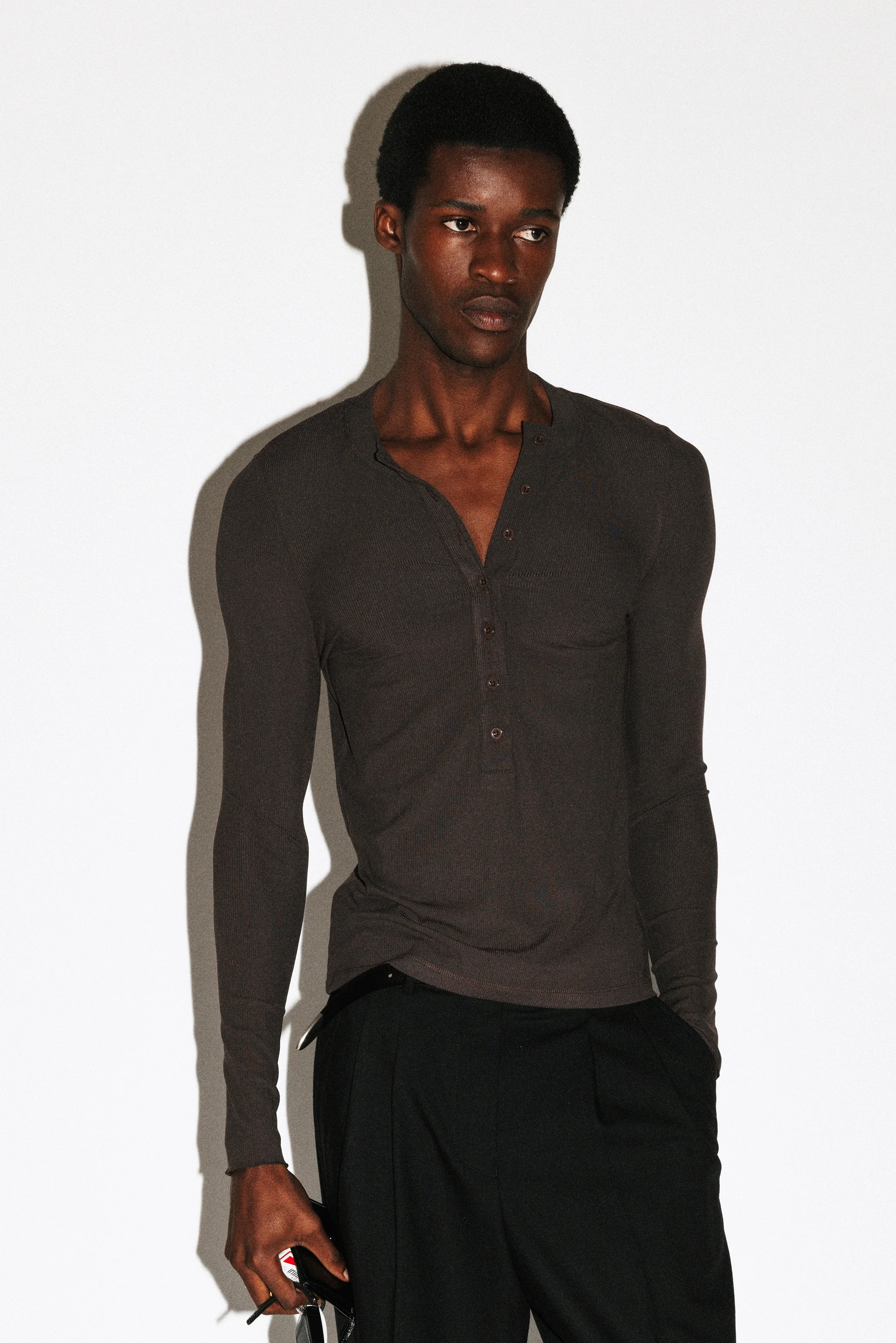 Murray Slim Long Sleeve Henley - Image 11