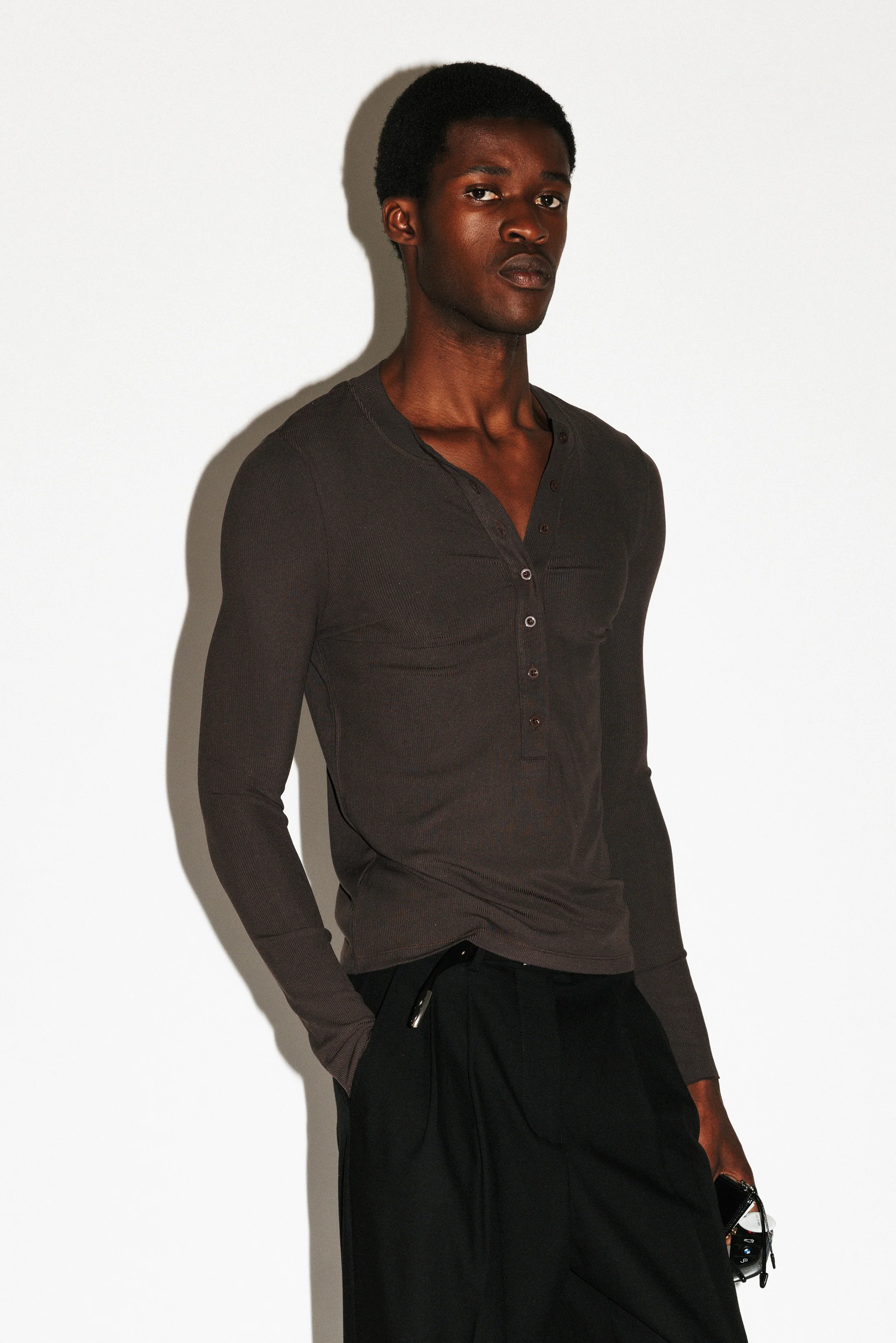 Murray Slim Long Sleeve Henley - Image 12