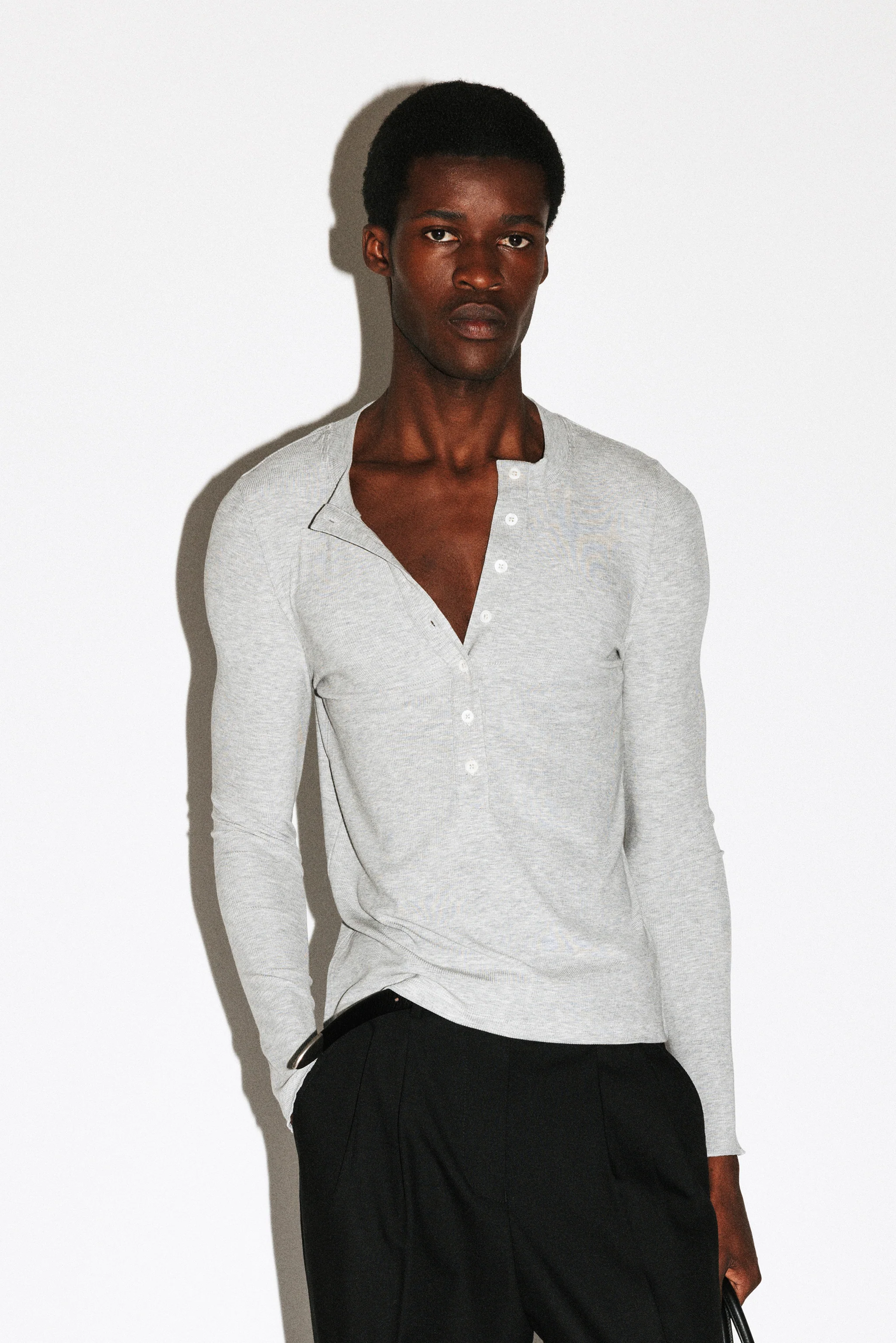 Murray Slim Long Sleeve Henley - Image 19