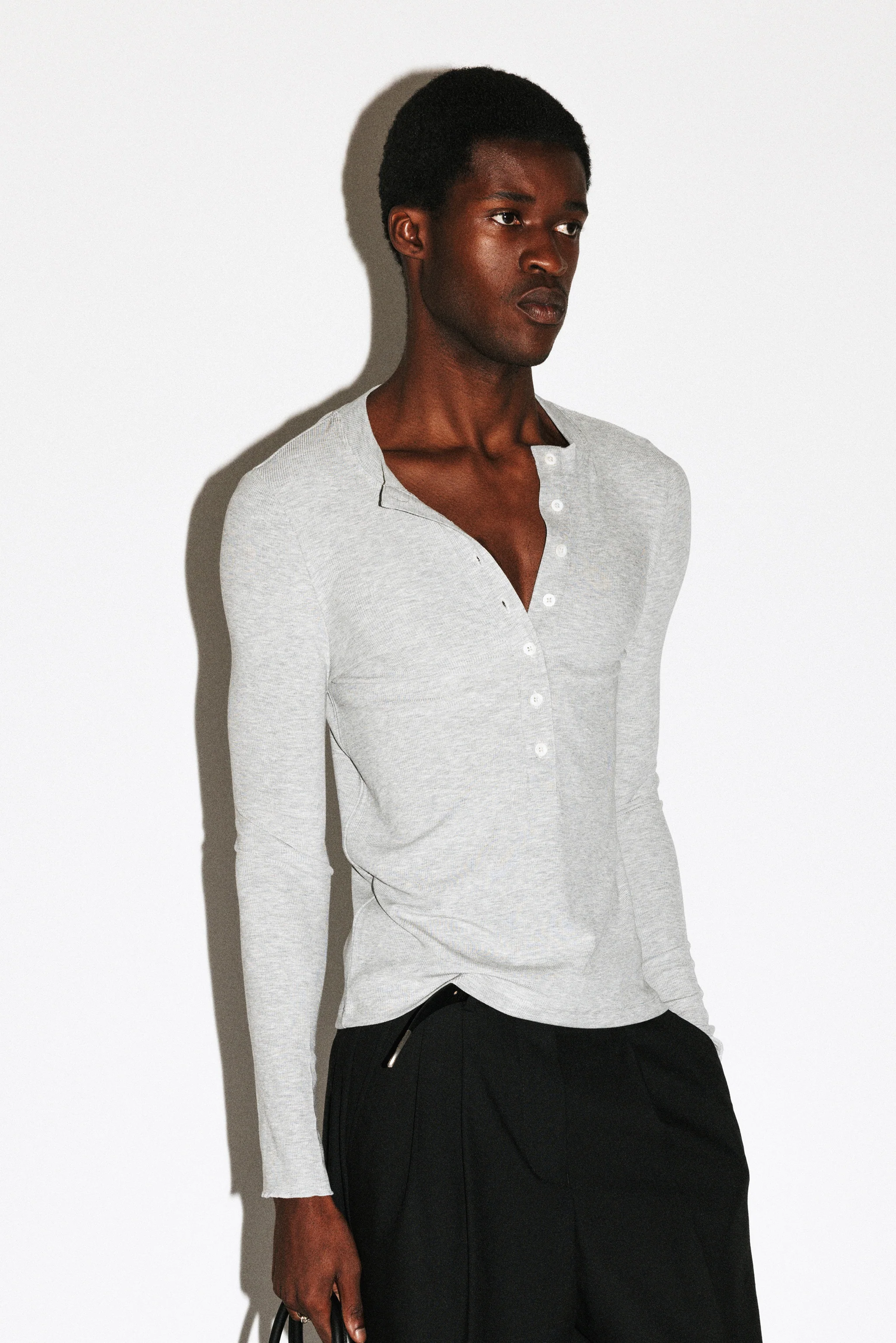 Murray Slim Long Sleeve Henley - Image 20