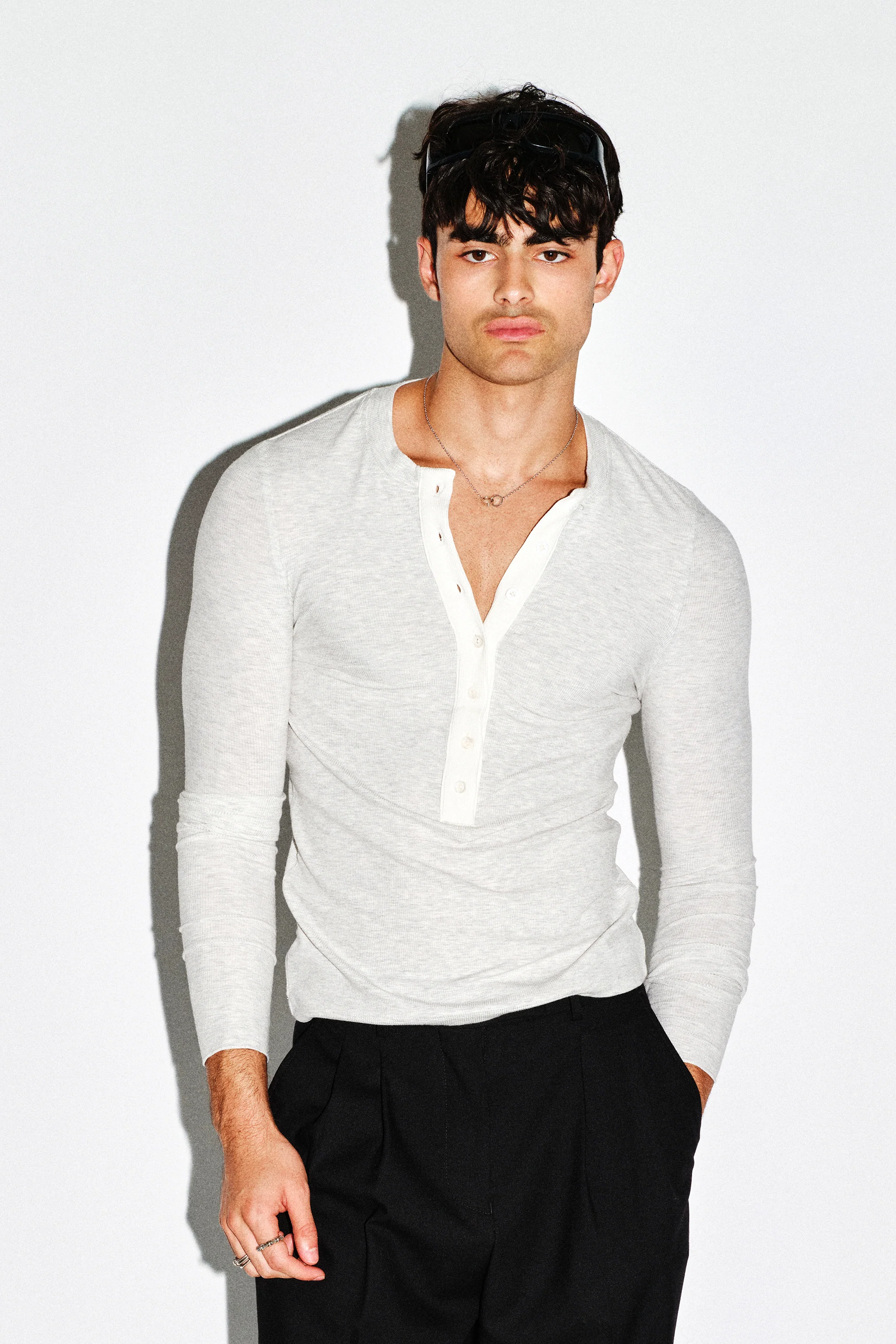 Murray Slim Long Sleeve Henley - Image 23