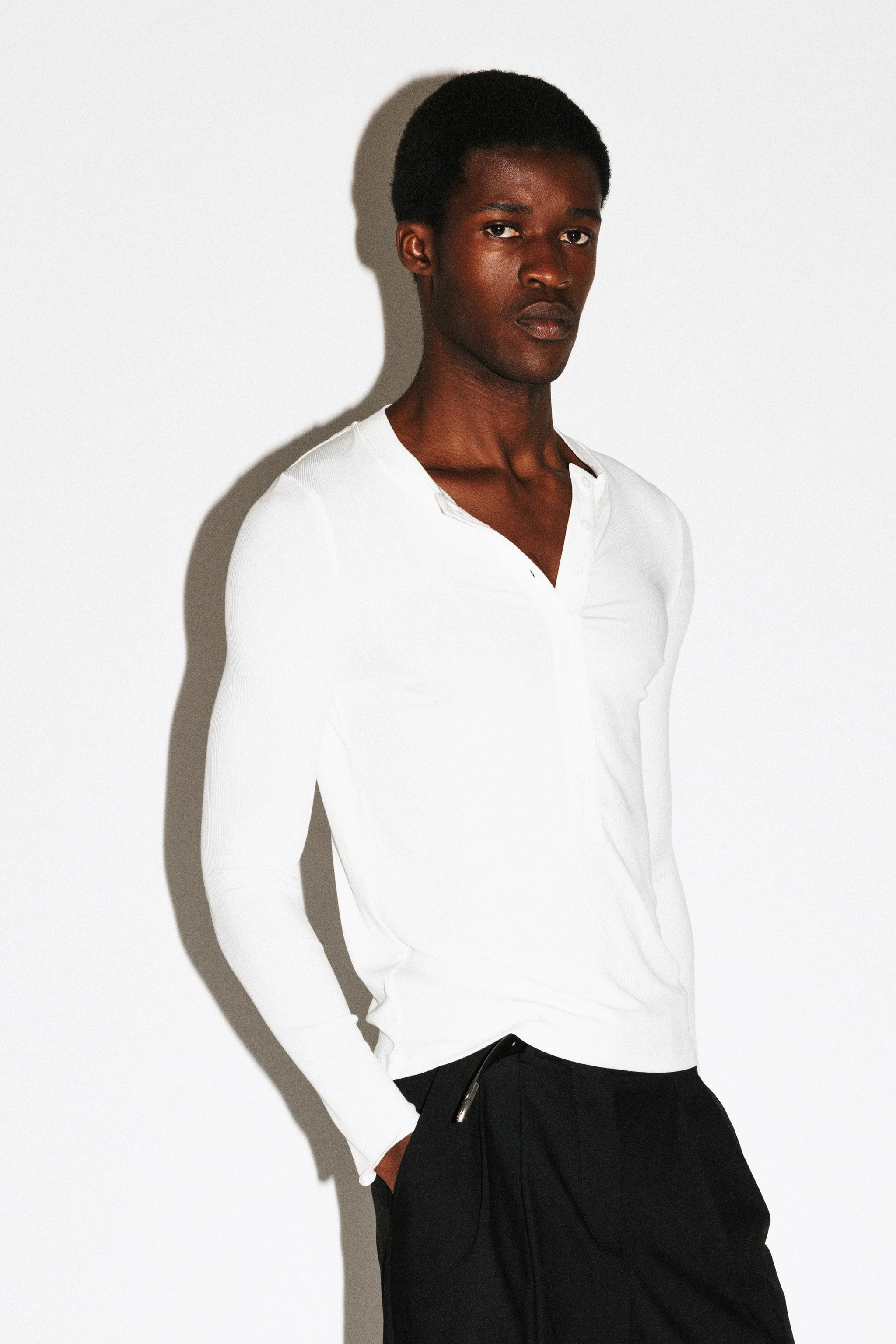 Murray Slim Long Sleeve Henley - Image 28