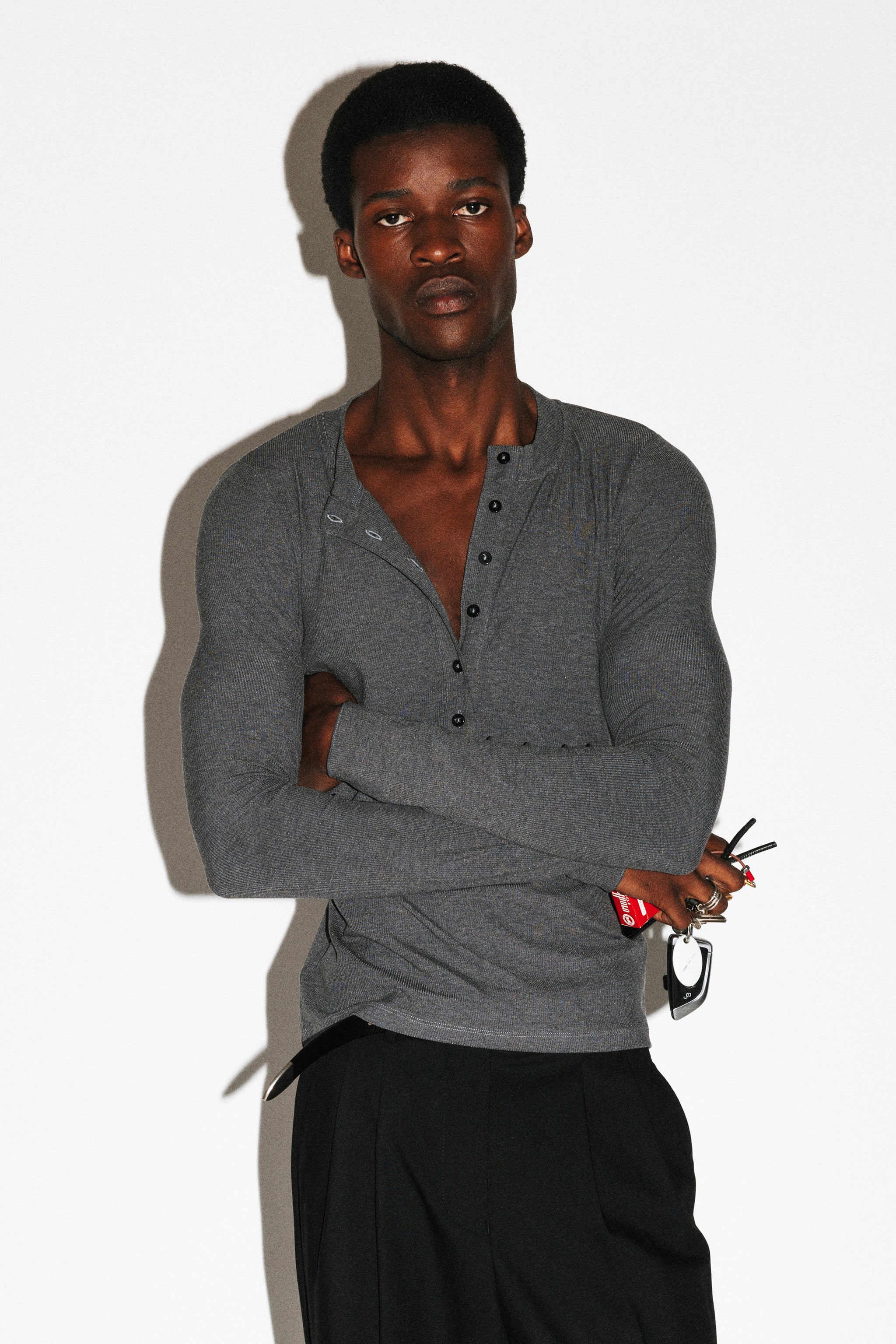 Murray Slim Long Sleeve Henley - Image 6