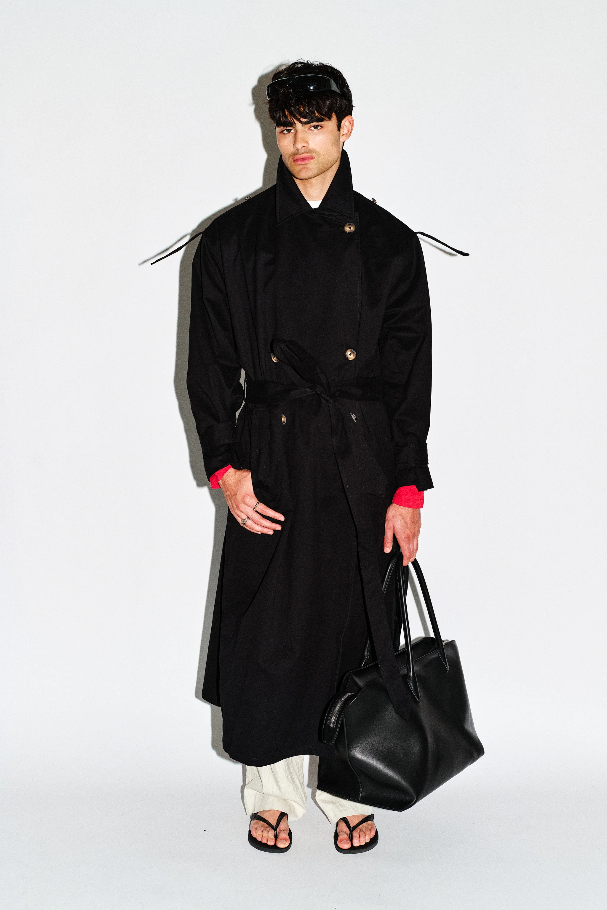 Puddle Maxi Leather Tote - Image 4