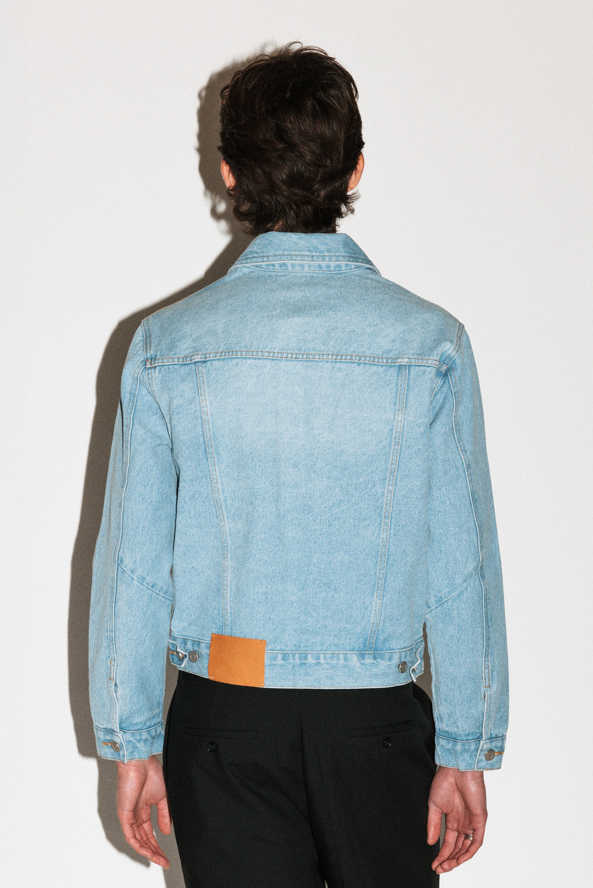 Runyon Fitted Western Denim Jacket - Image 16