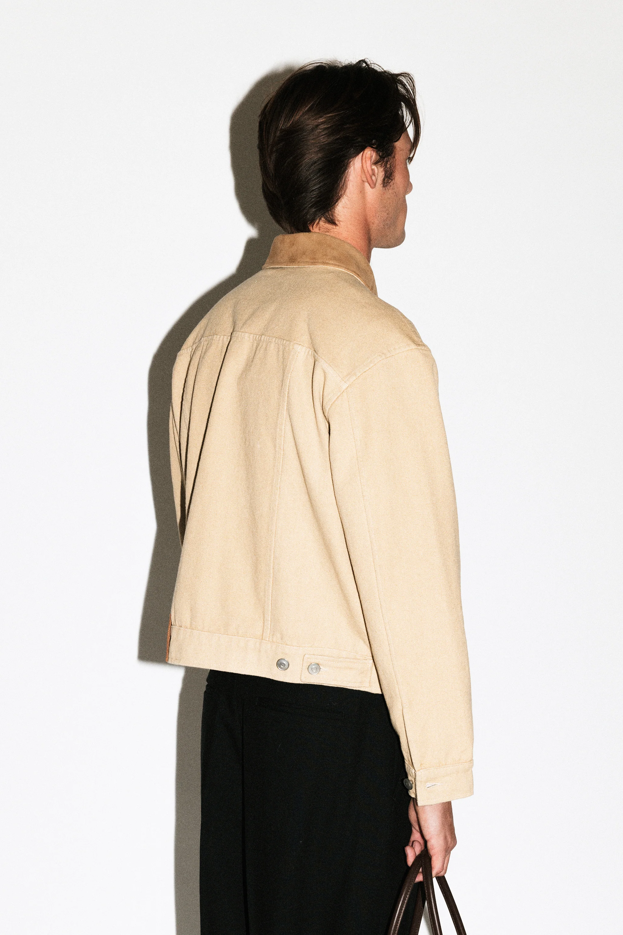 Runyon Fitted Western Denim Jacket - Image 19