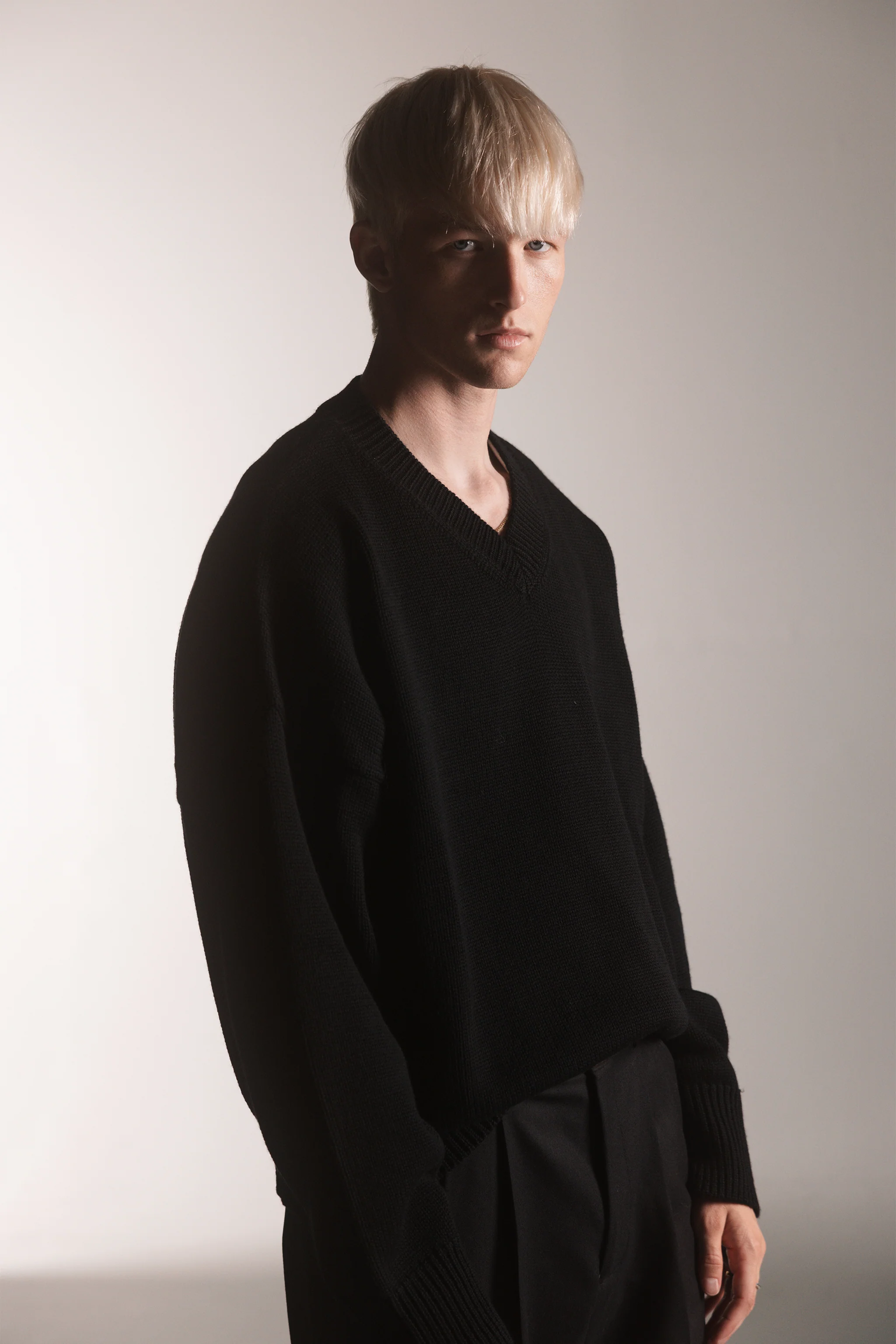 Verdes Oversized V-Neck Sweater - Image 11