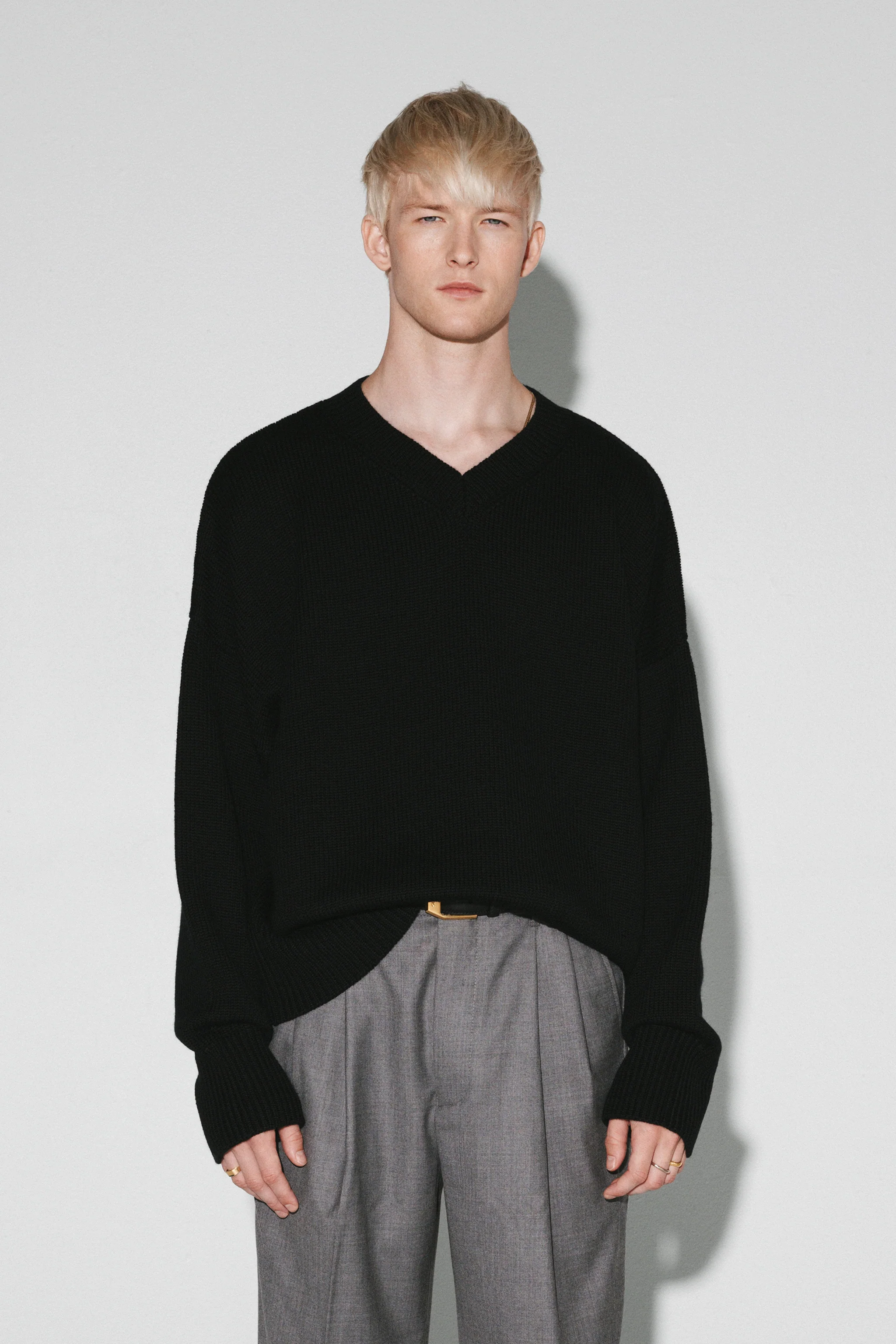 Verdes Oversized V-Neck Sweater - Image 8