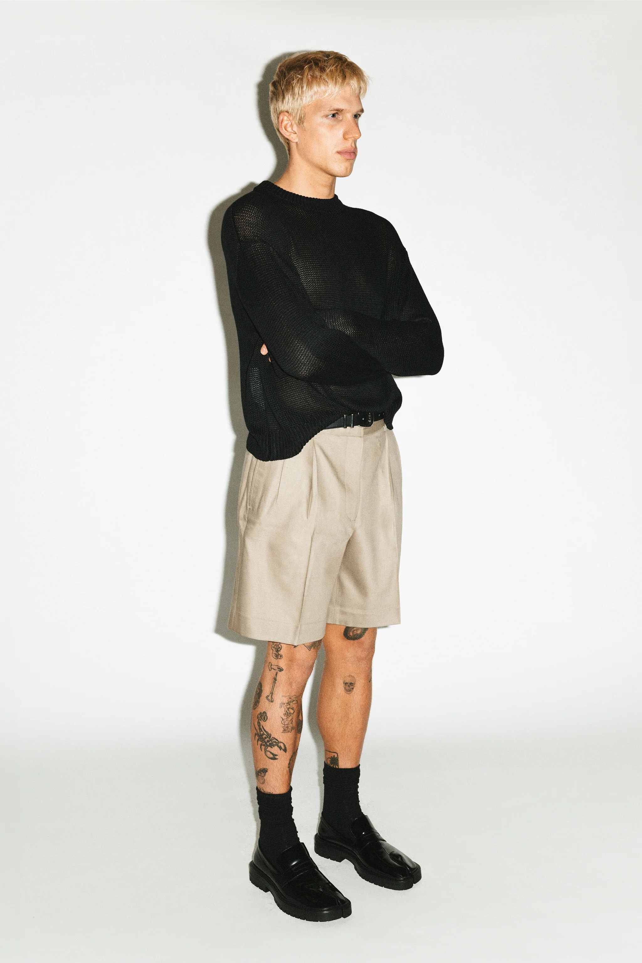 Villa Wide-Leg Tailored Shorts - Image 19