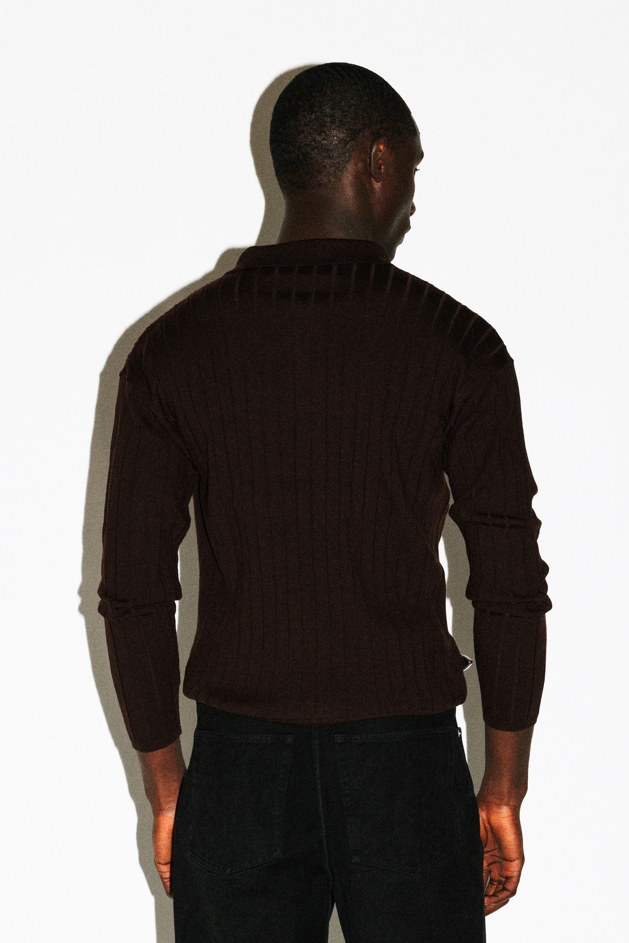 Vista Ribbed Wool Polo - Image 11