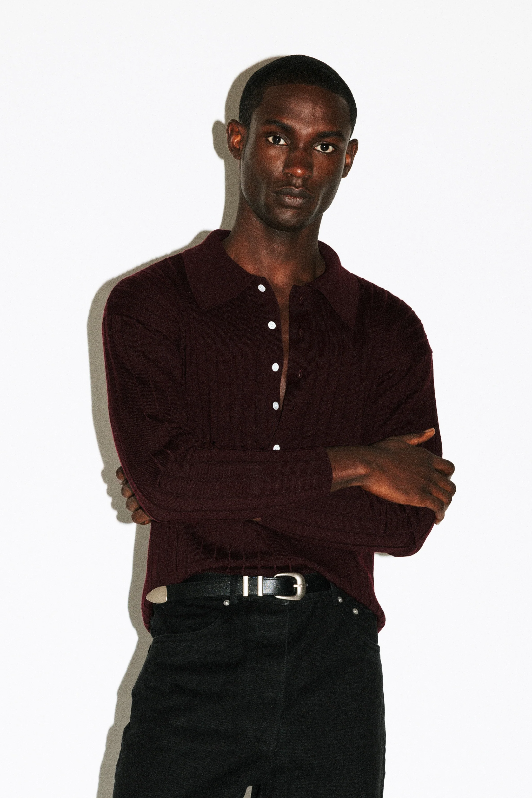 Vista Ribbed Wool Polo - Image 13