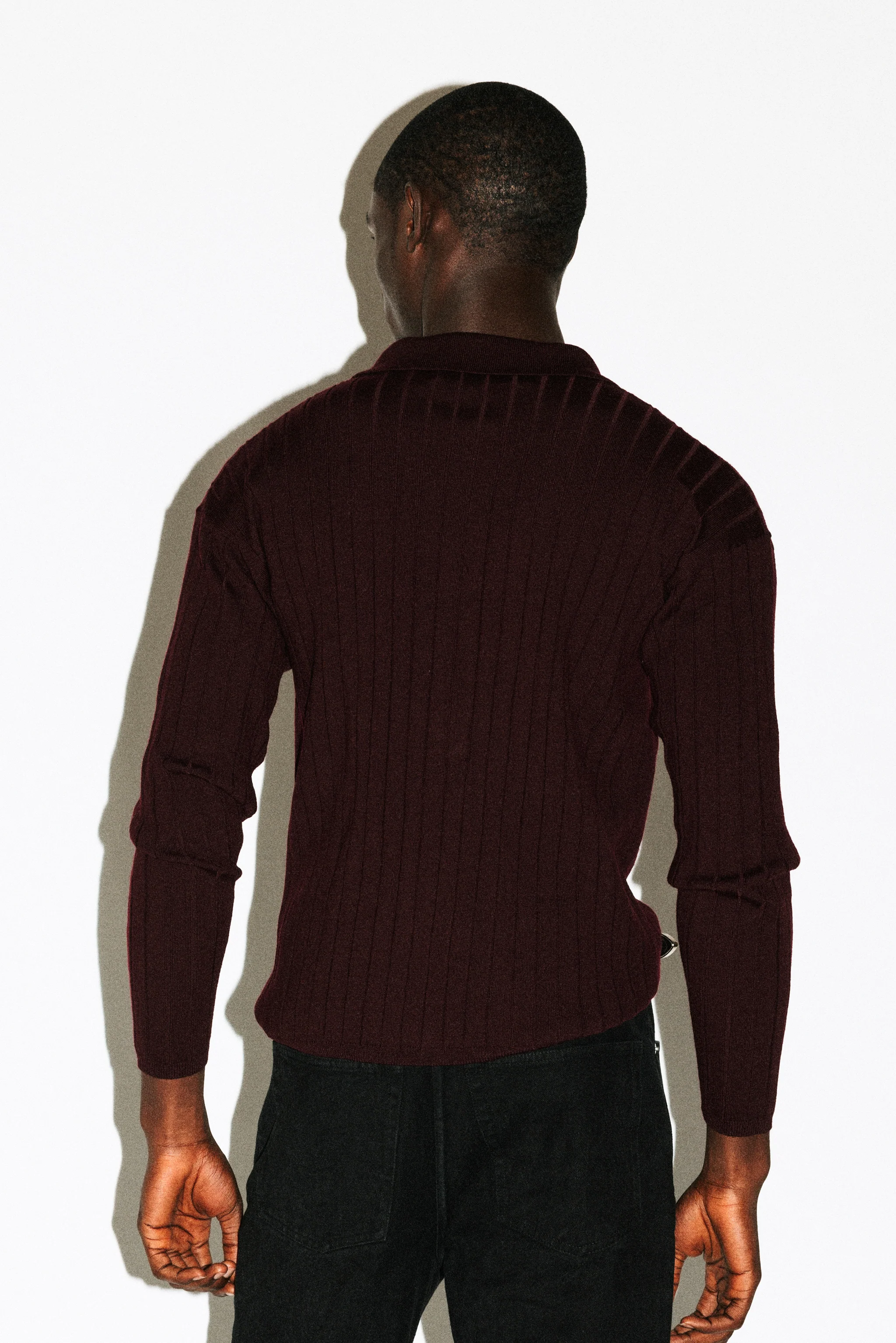 Vista Ribbed Wool Polo - Image 16
